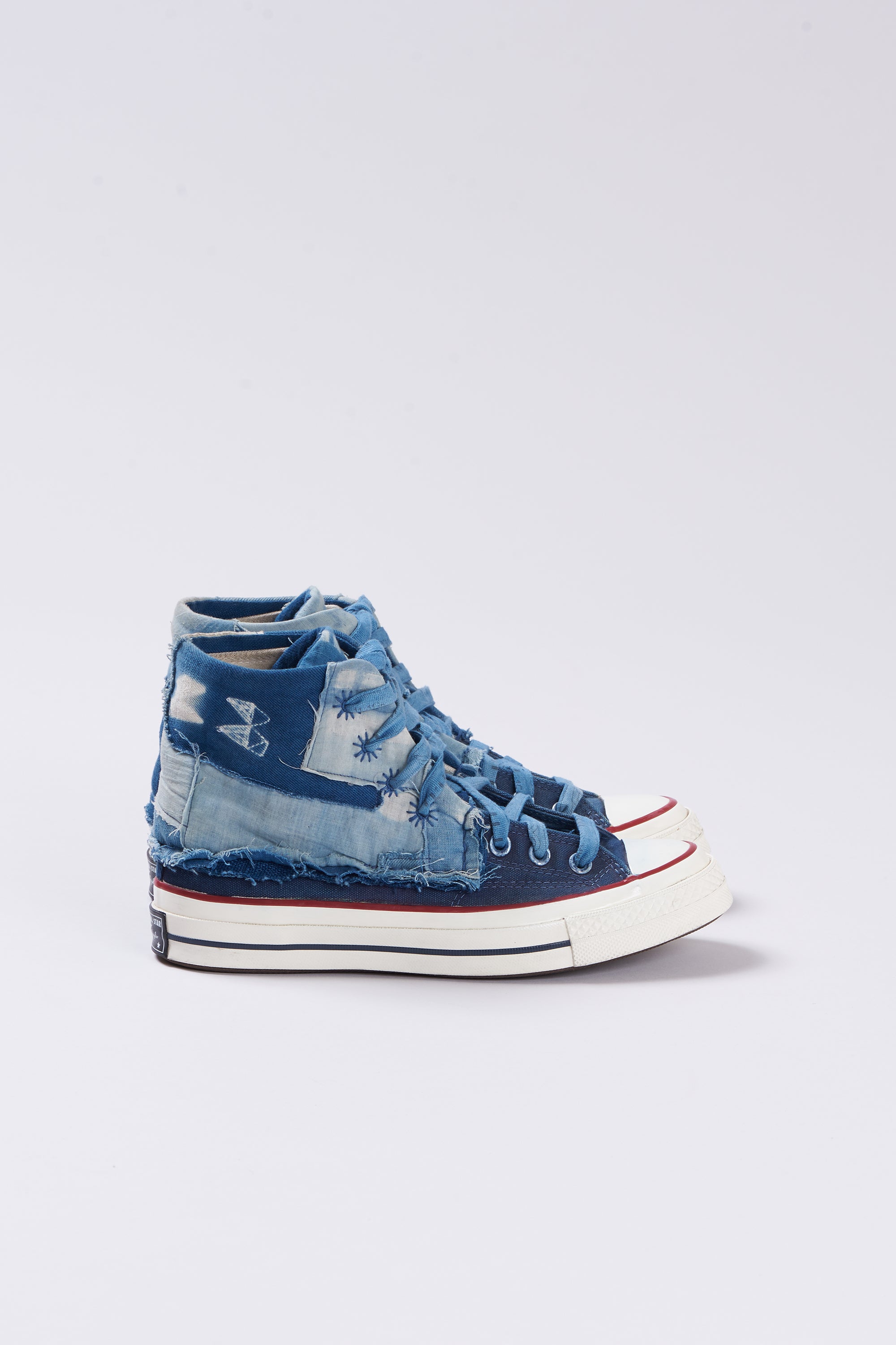 INDIGO ONE OF A KIND HANDMADE CONVERSE SHOES