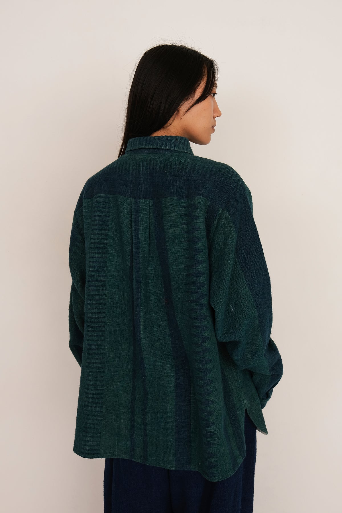 Unisex Shirt Block Print