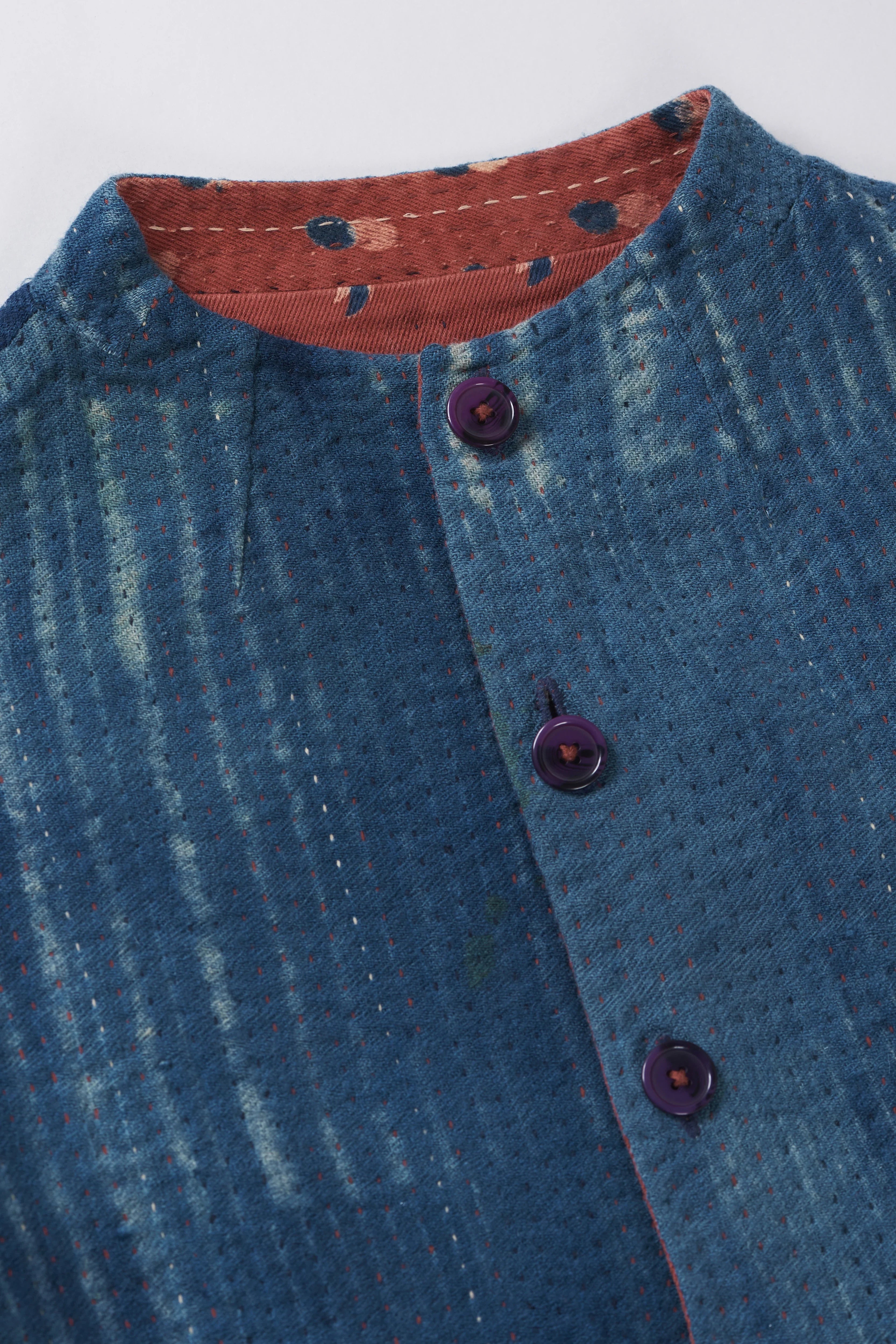 Omega Reverisble Jacket with Block Print