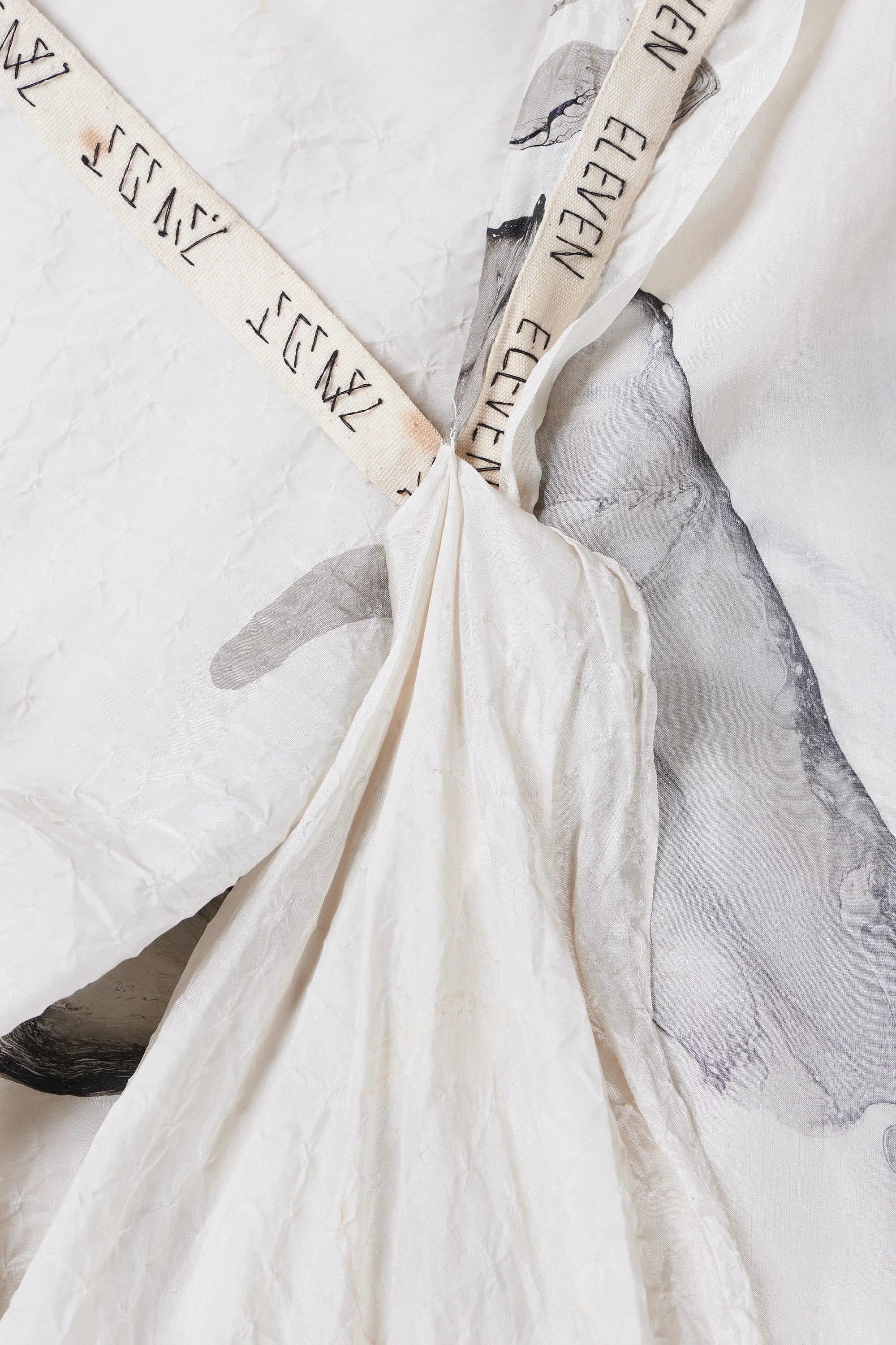 Kaya drape dress in silk