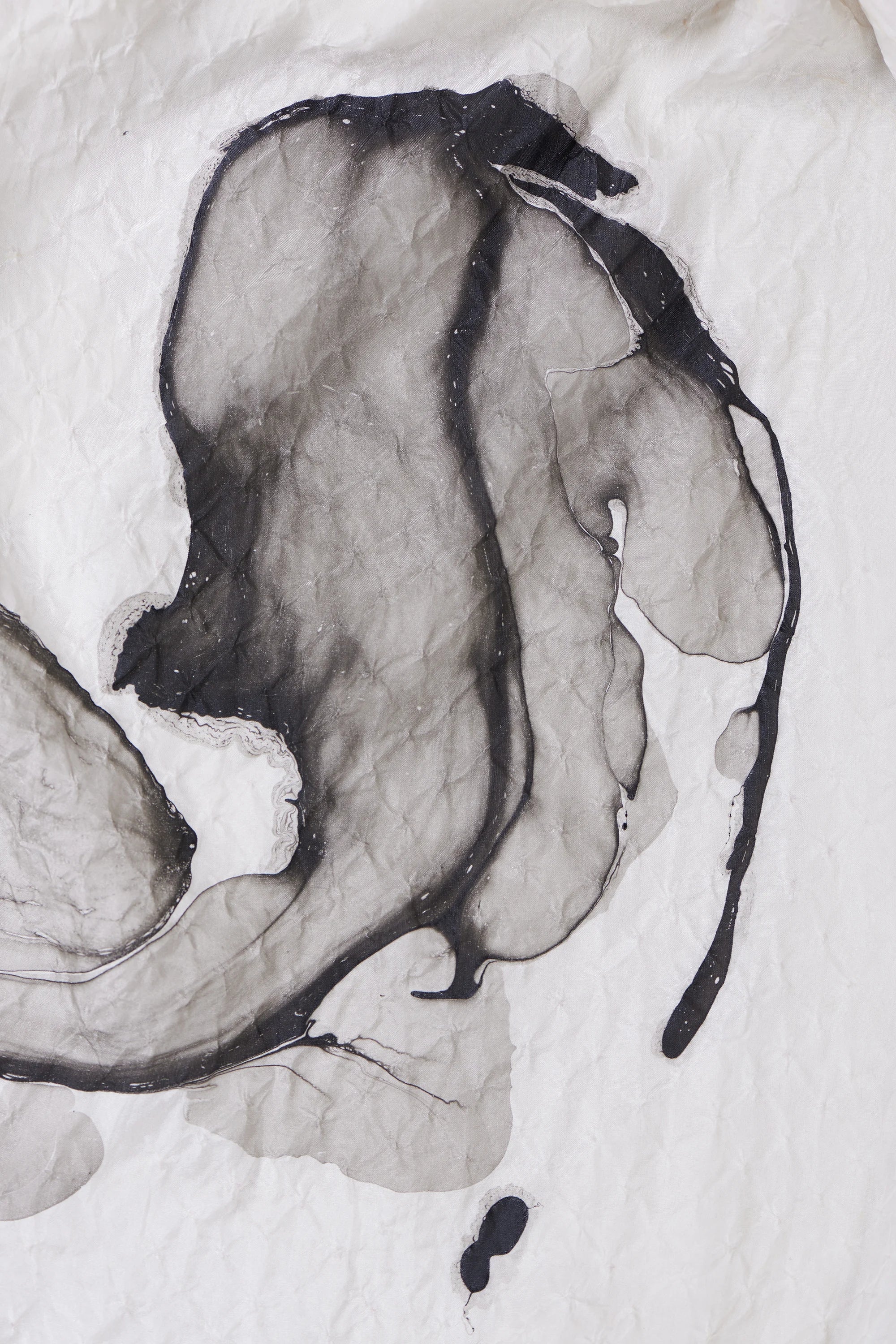 Kaya drape dress in silk