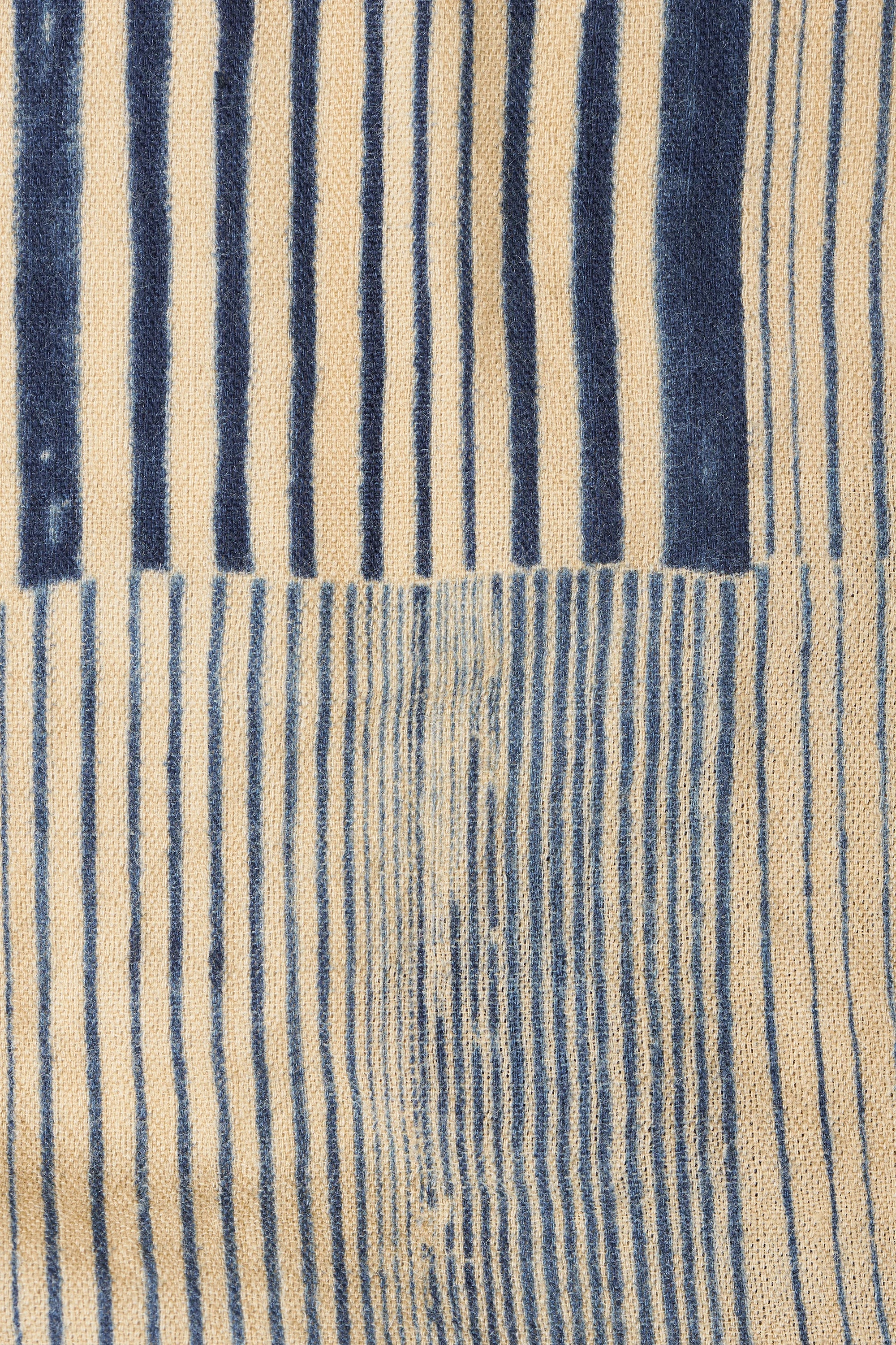 Block printed Shawl in wool