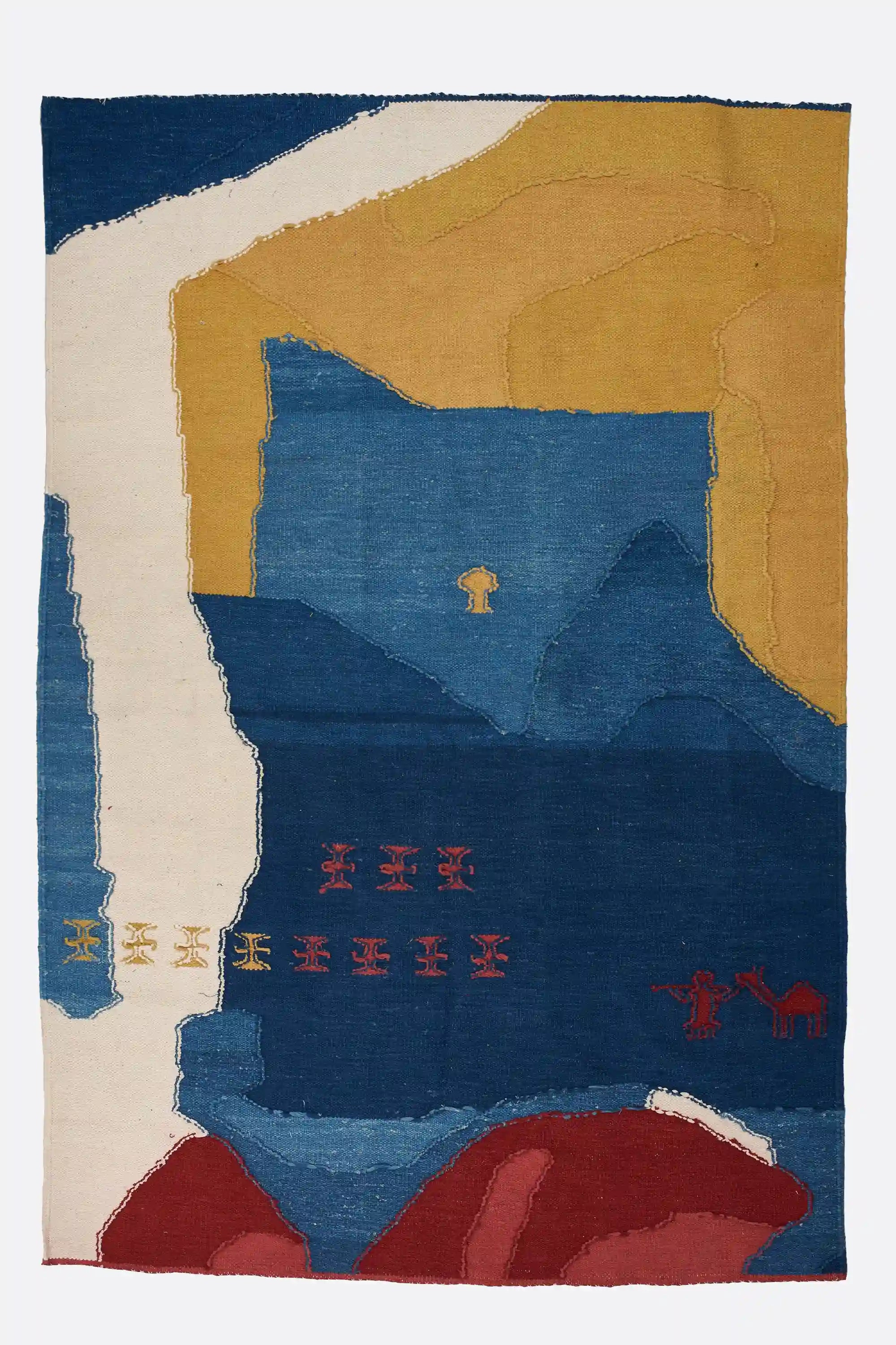 Multi Color 100% Organic Cotton Crafted Rug