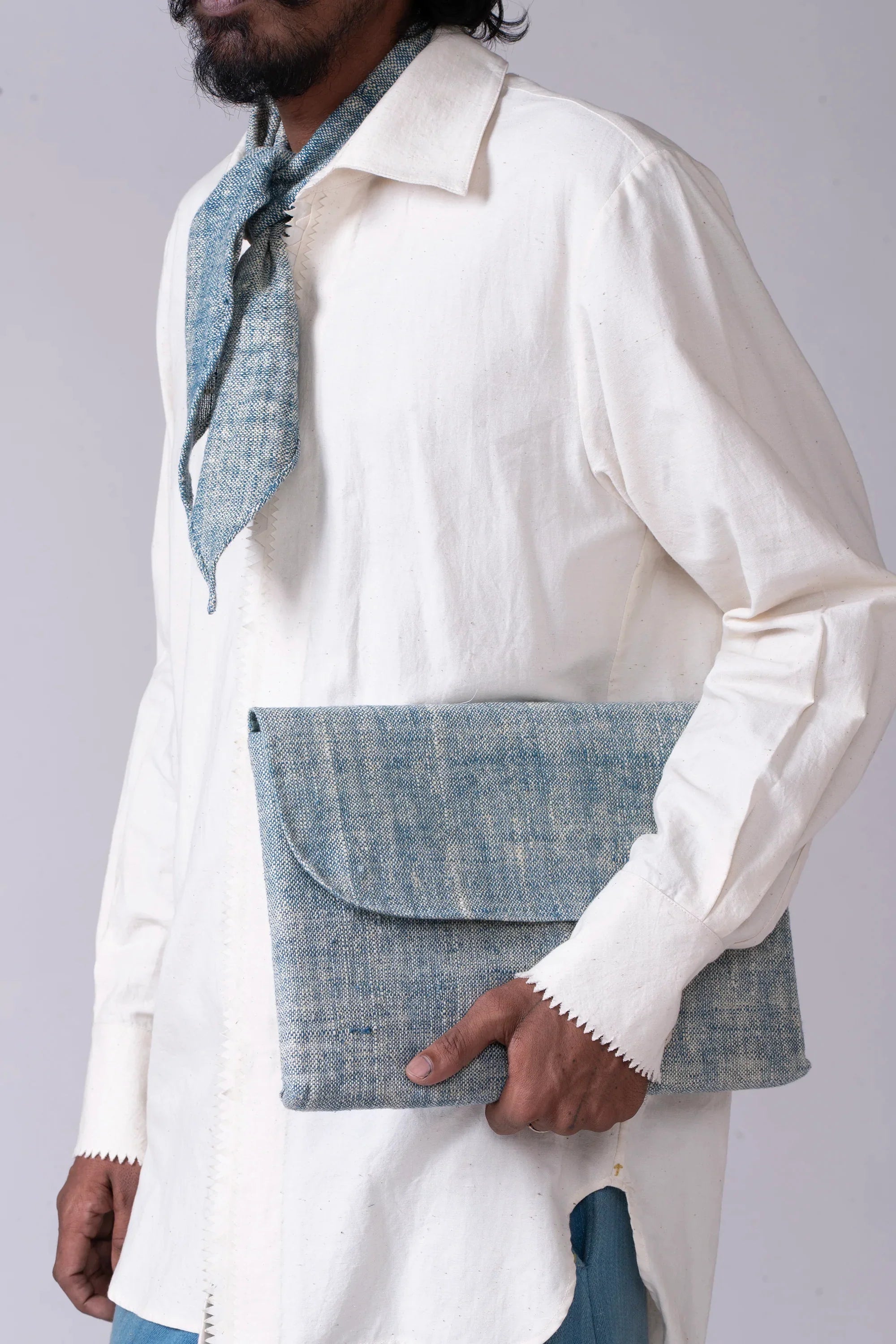 Yarn Dyed Bandana And Laptop Sleeve