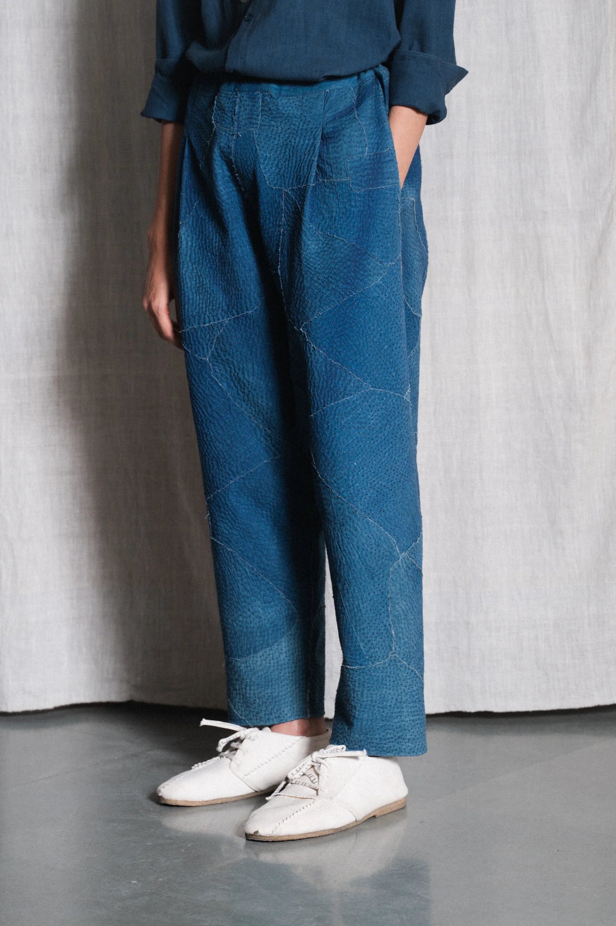 Seamless Mtailored Patchwork Pants