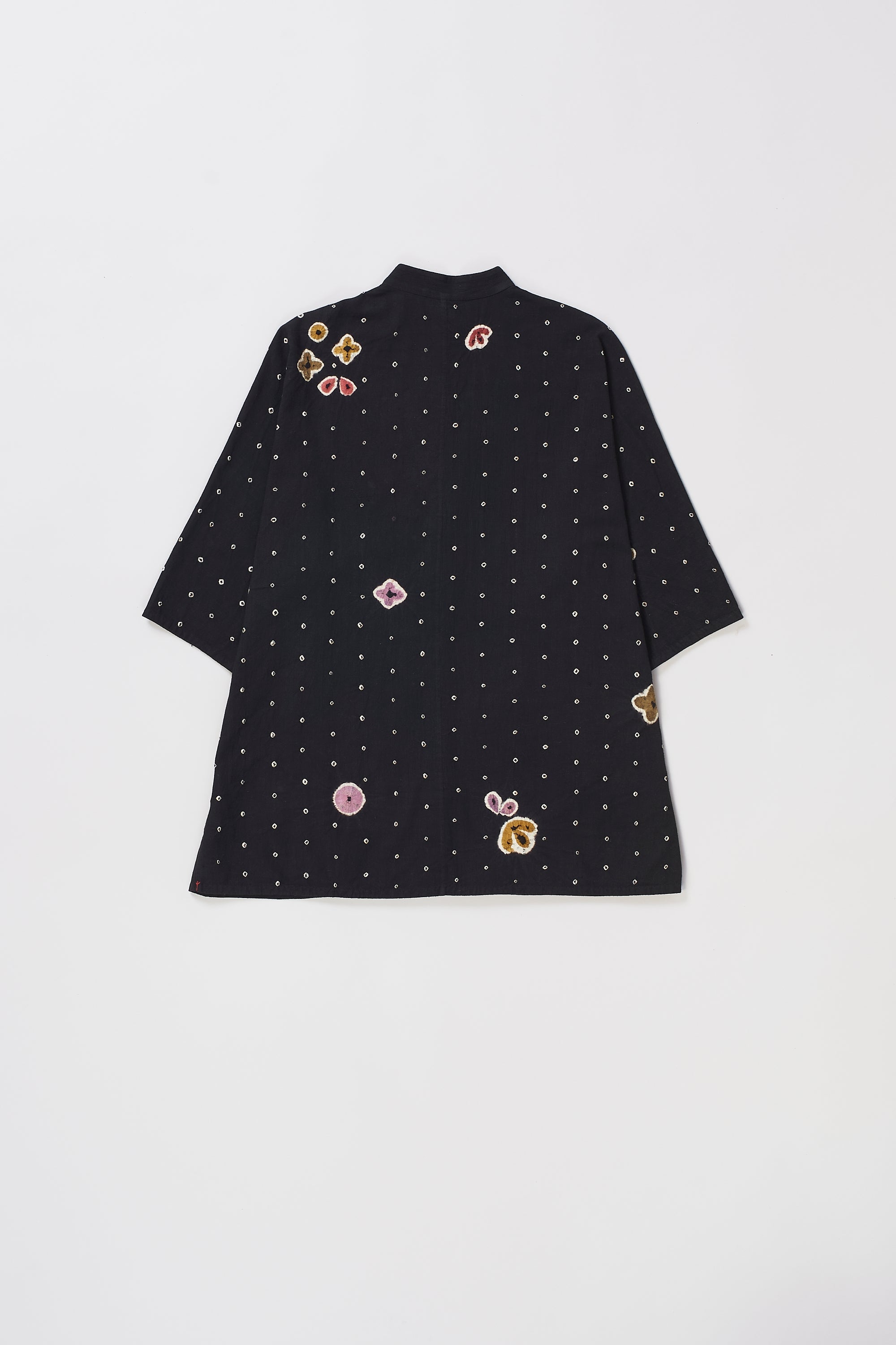 All-Over Bandhani Kimono Half Sleeve Shirt