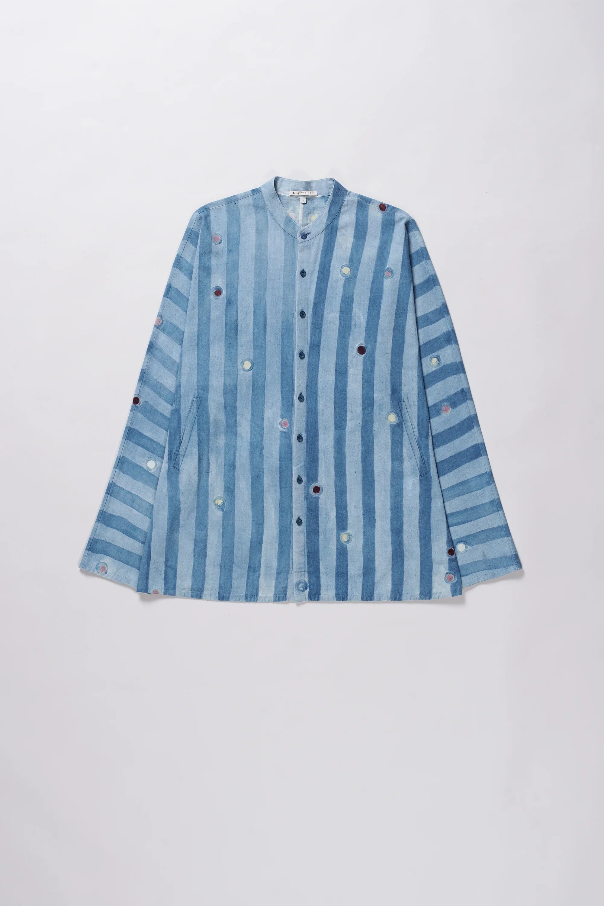 Light Indigo Kimono Sleeve Shirt