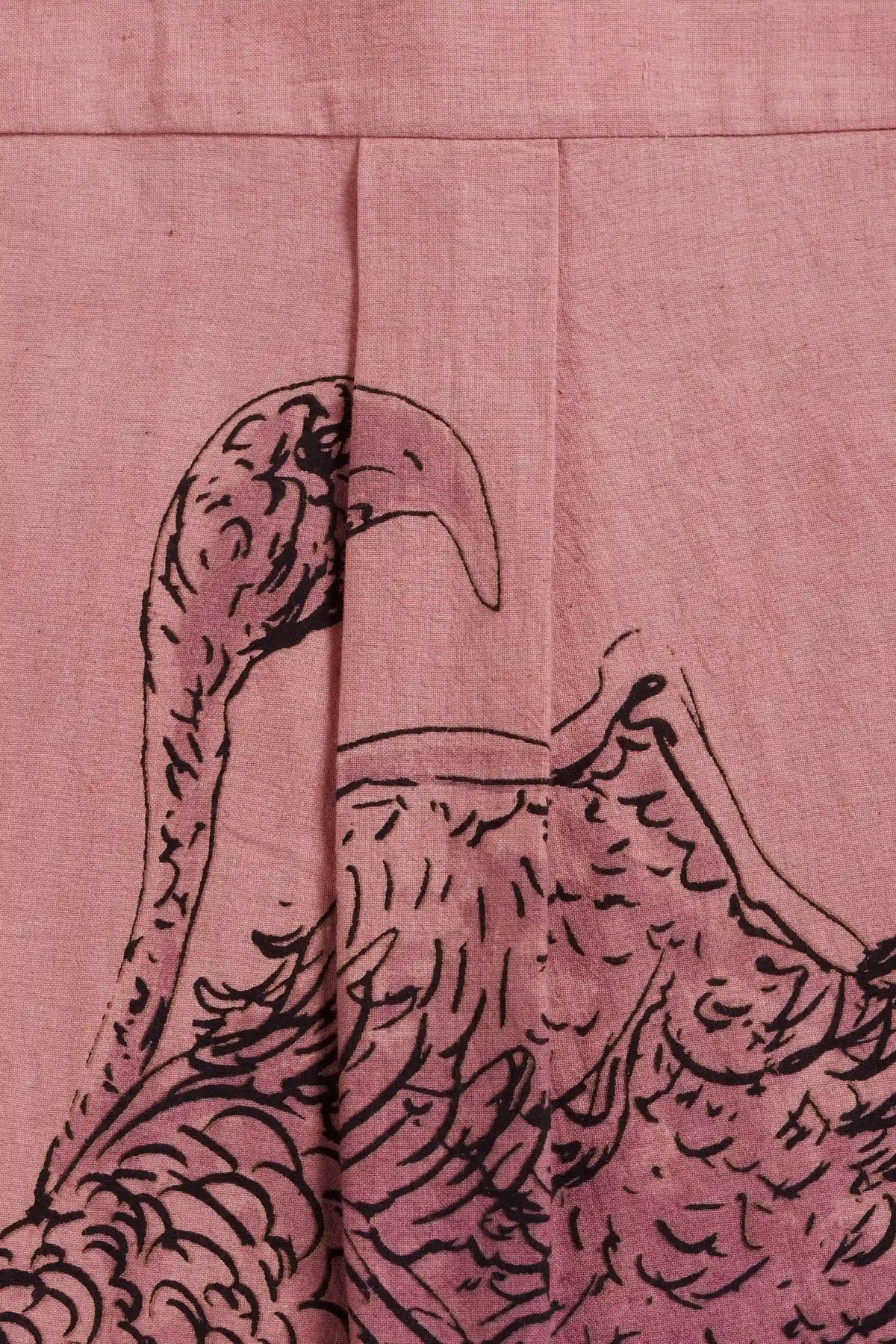 Handpainted Lovers Shirt in Chalk Pink