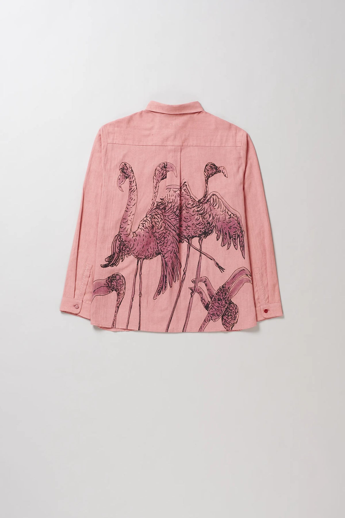 Chalk Pink Handpainted Lovers Shirt
