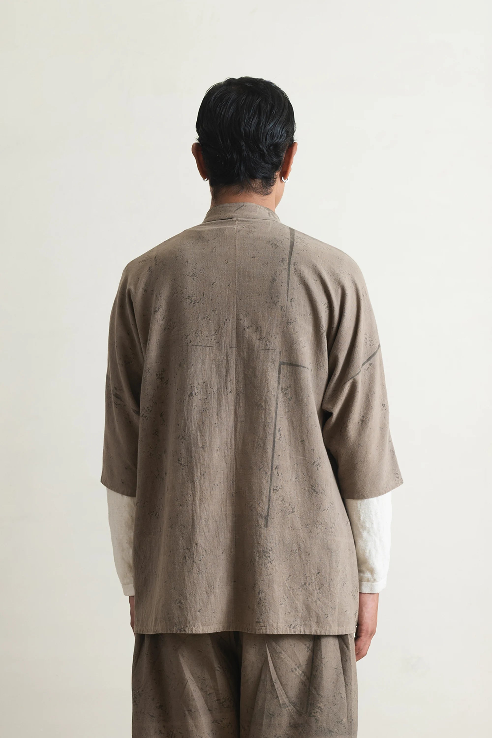 Khaki Green Macca Relaxed Shirt