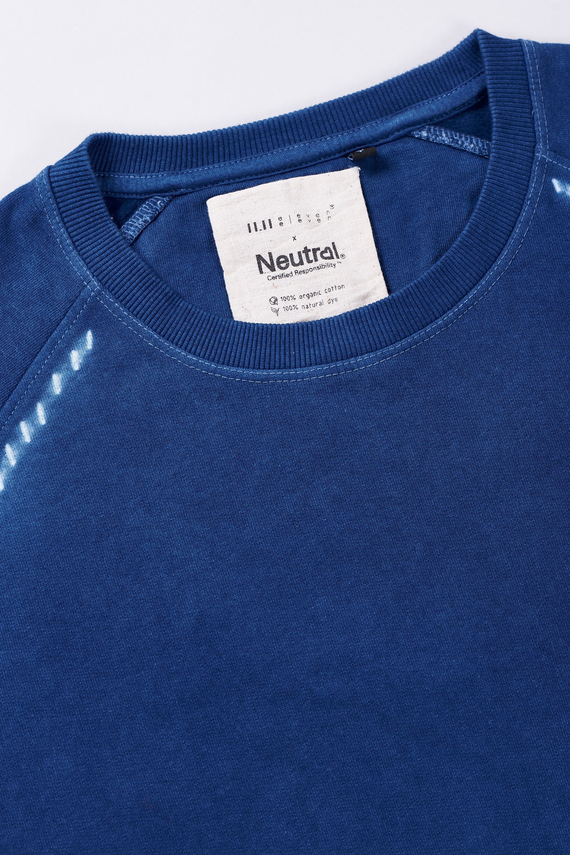 Medium Indigo Cotton Shibori Sweatshirt