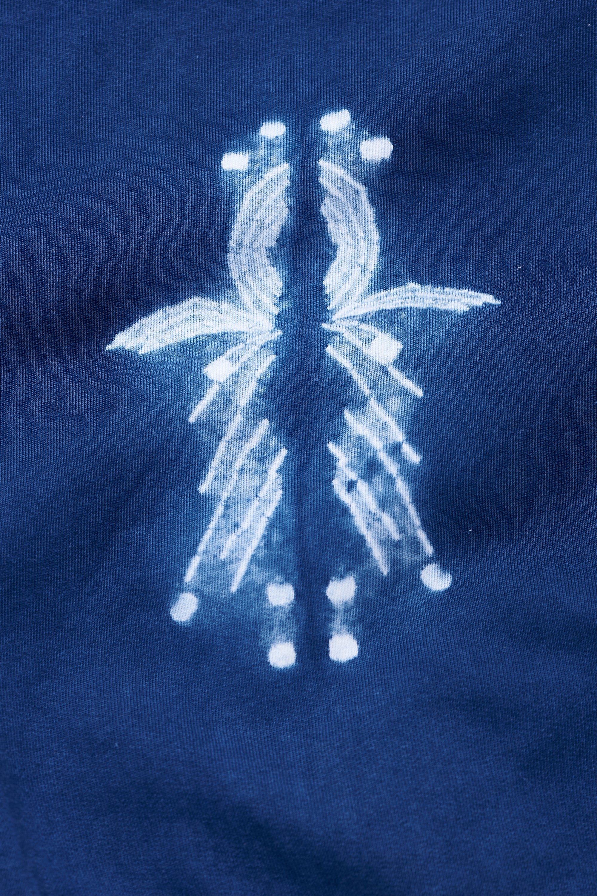 Medium Indigo Cotton Shibori Sweatshirt