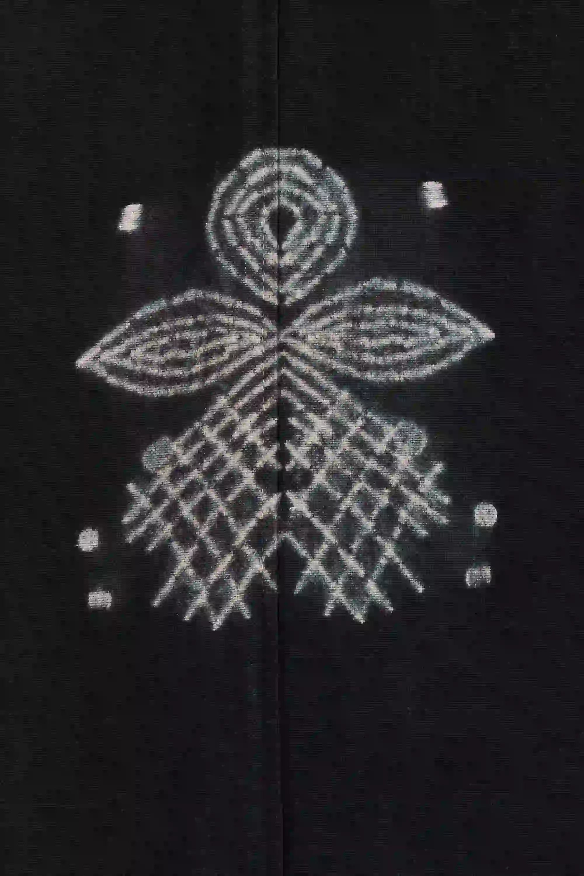 Black Pan Shibori Shirt