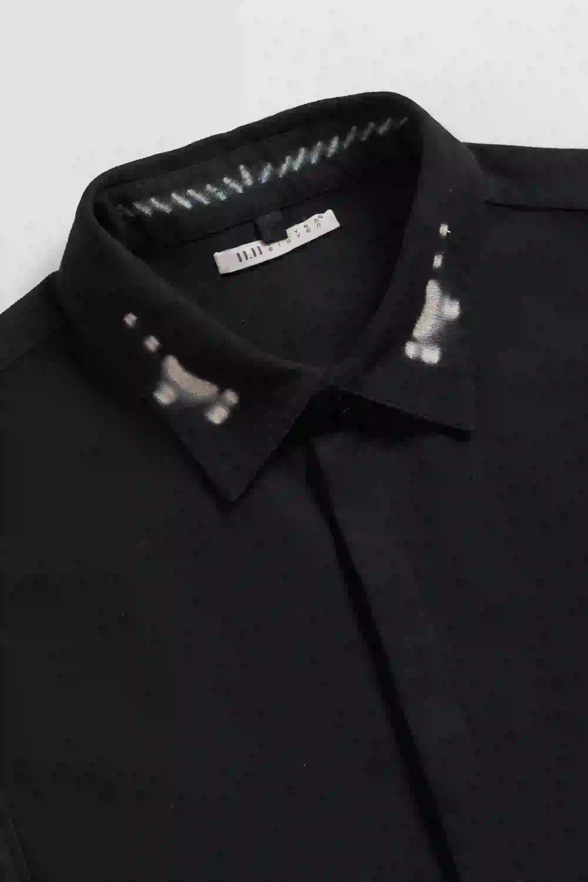 Black Pan Shibori Shirt