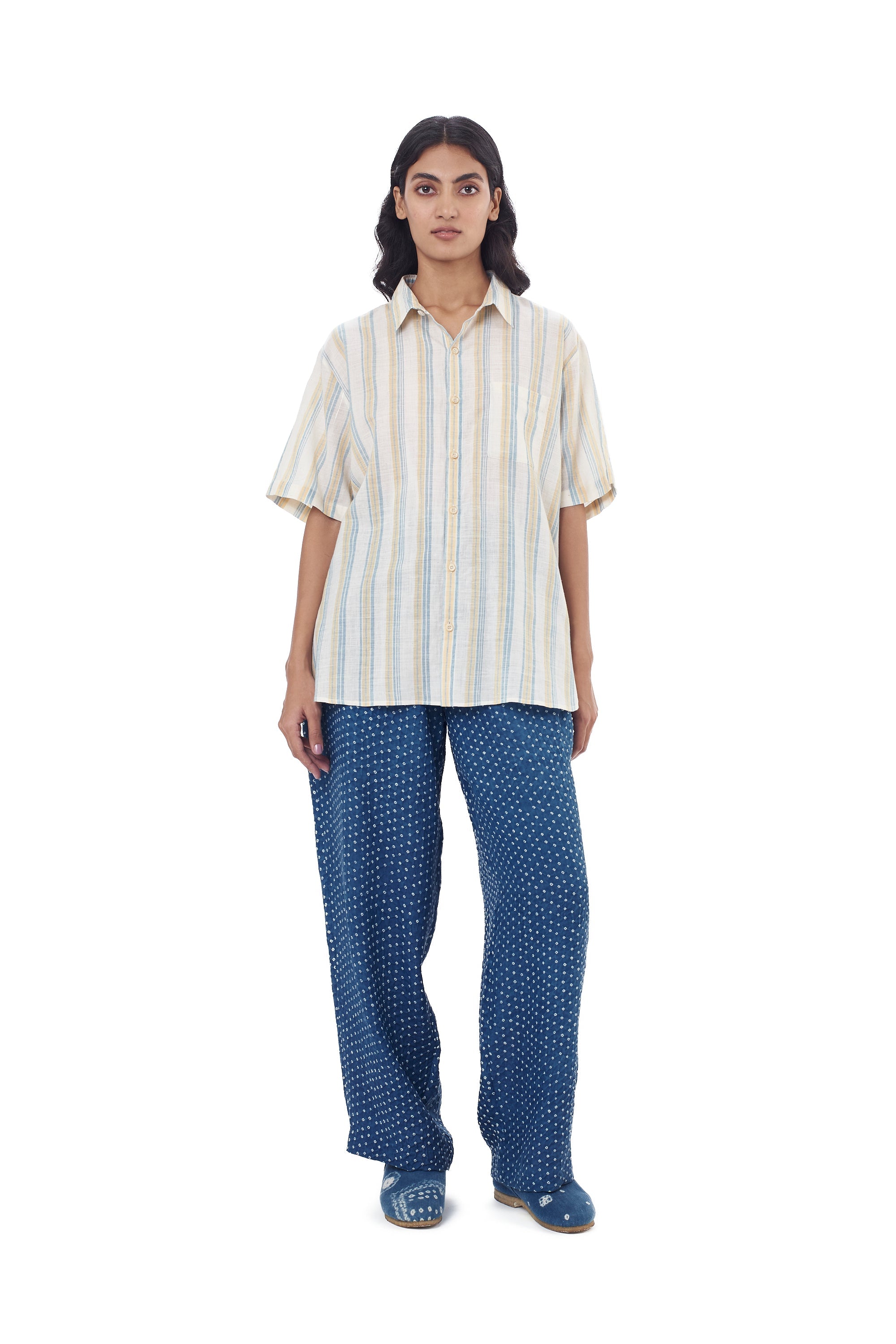 MULTI-COLOUR YARN DYED SUMMER SHIRT