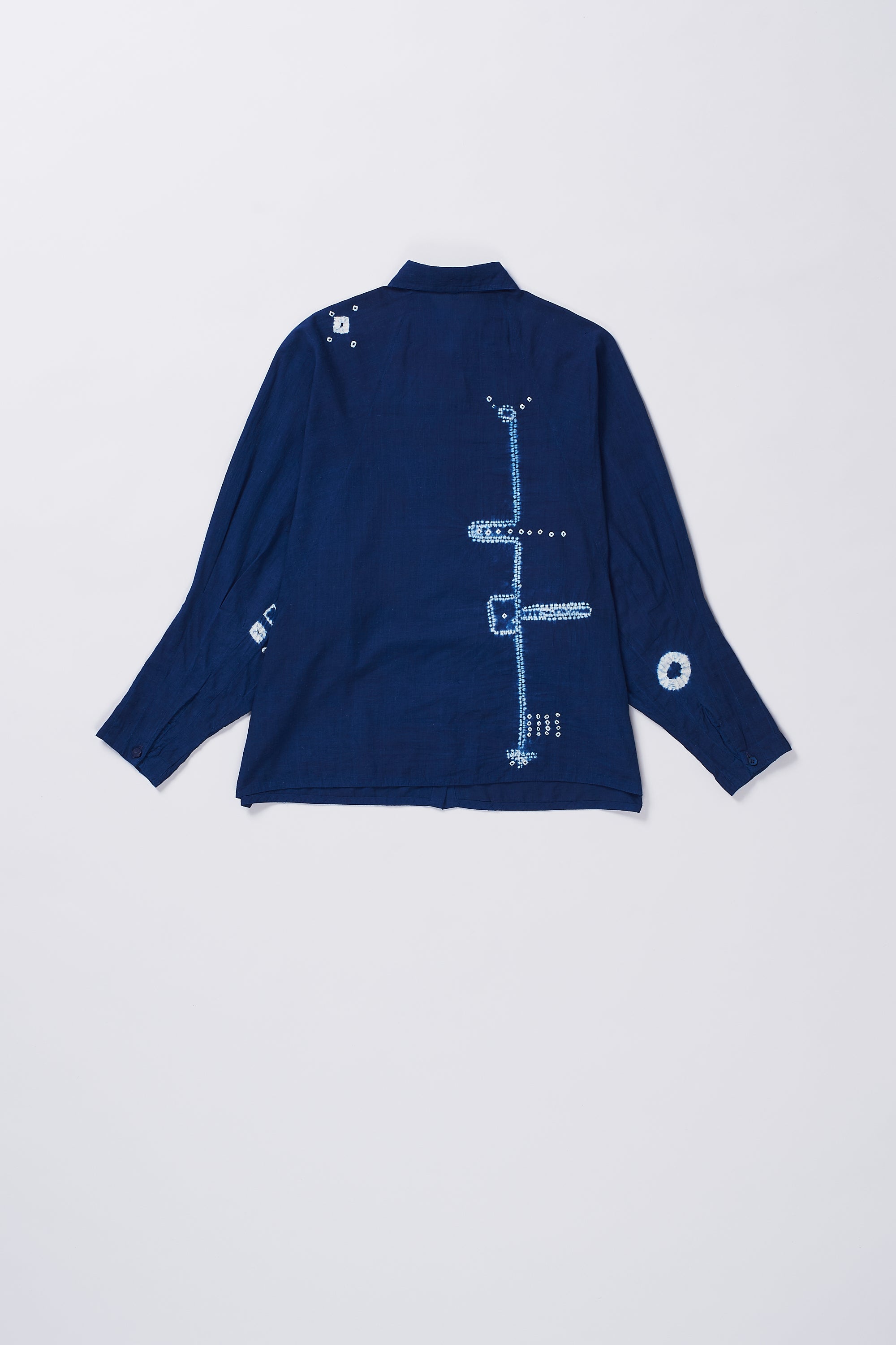 RAGLAN SLEEVE SHIBORI SHIRT