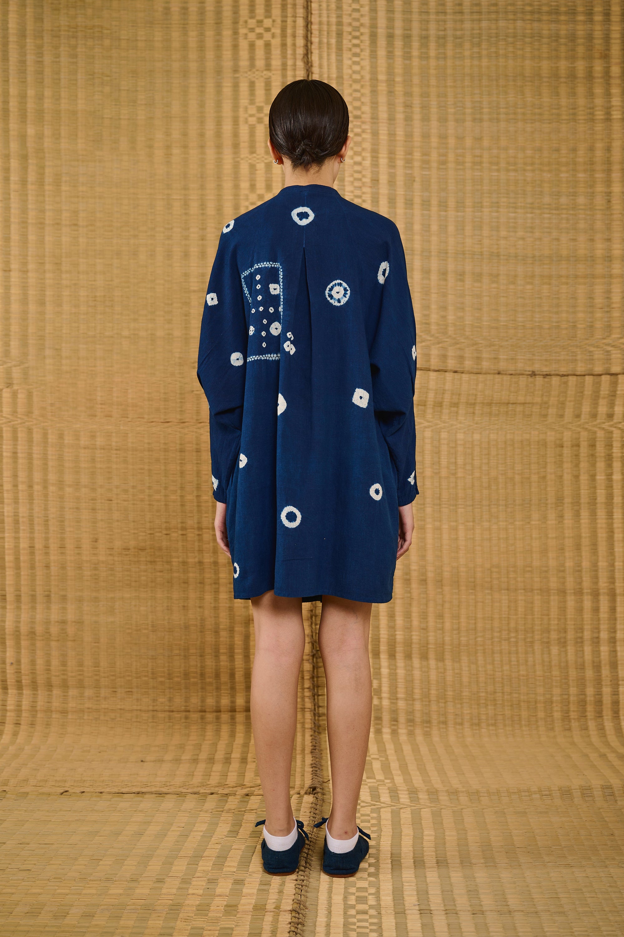 BUTTON DOWN SHIFT DRESS