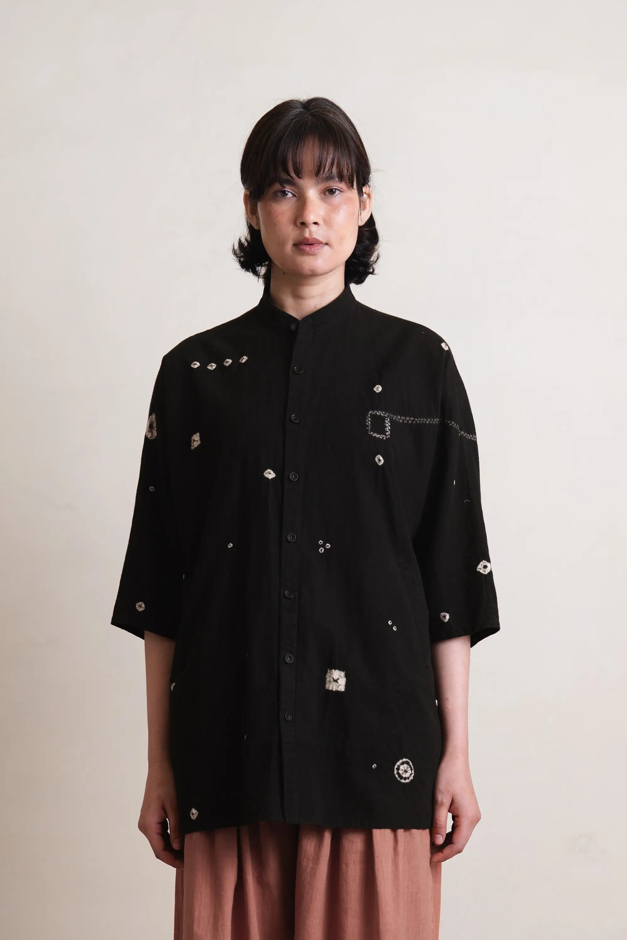 Macca Relaxed Shirt in Black