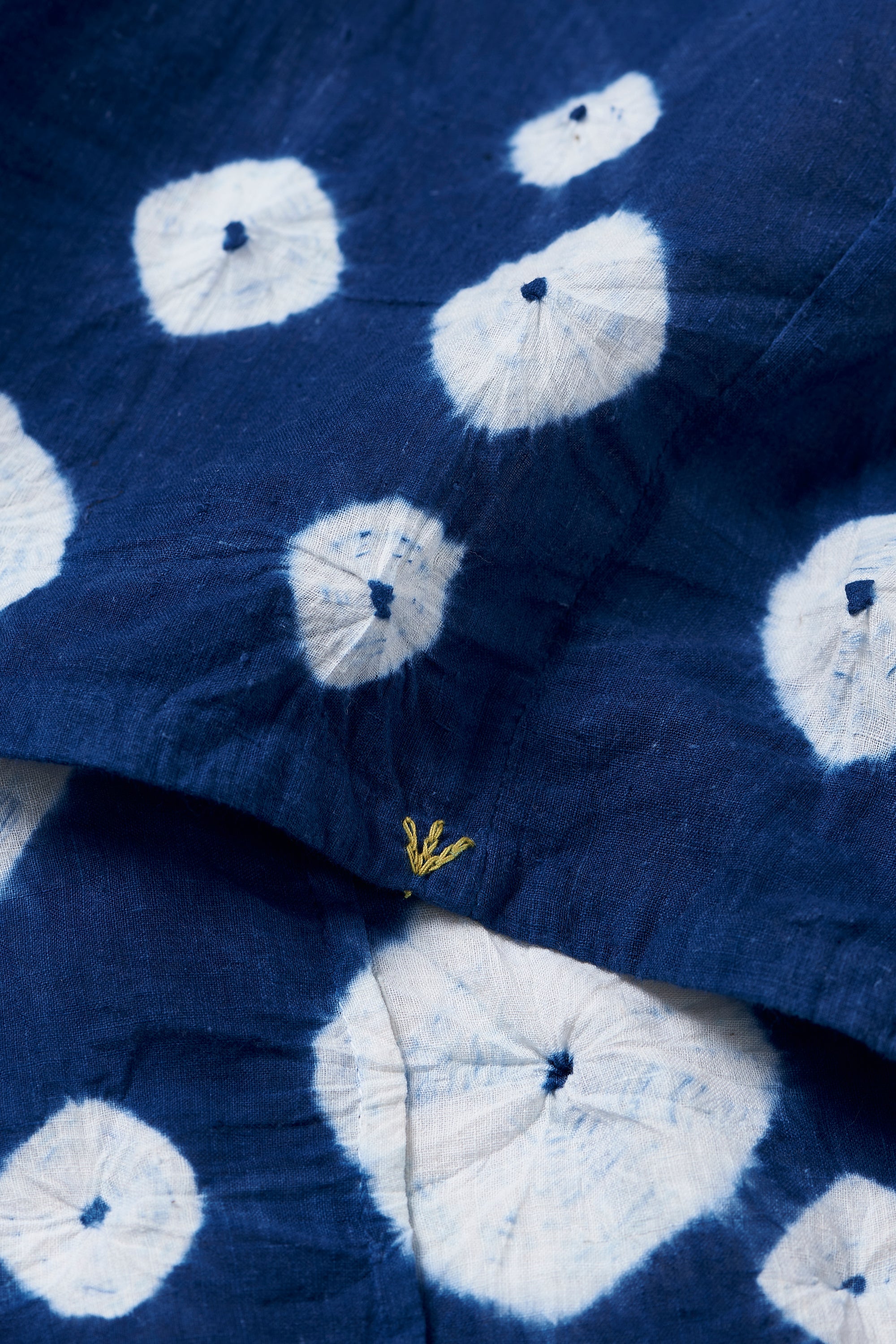 Shibori Kimono Half Sleeve Shirt