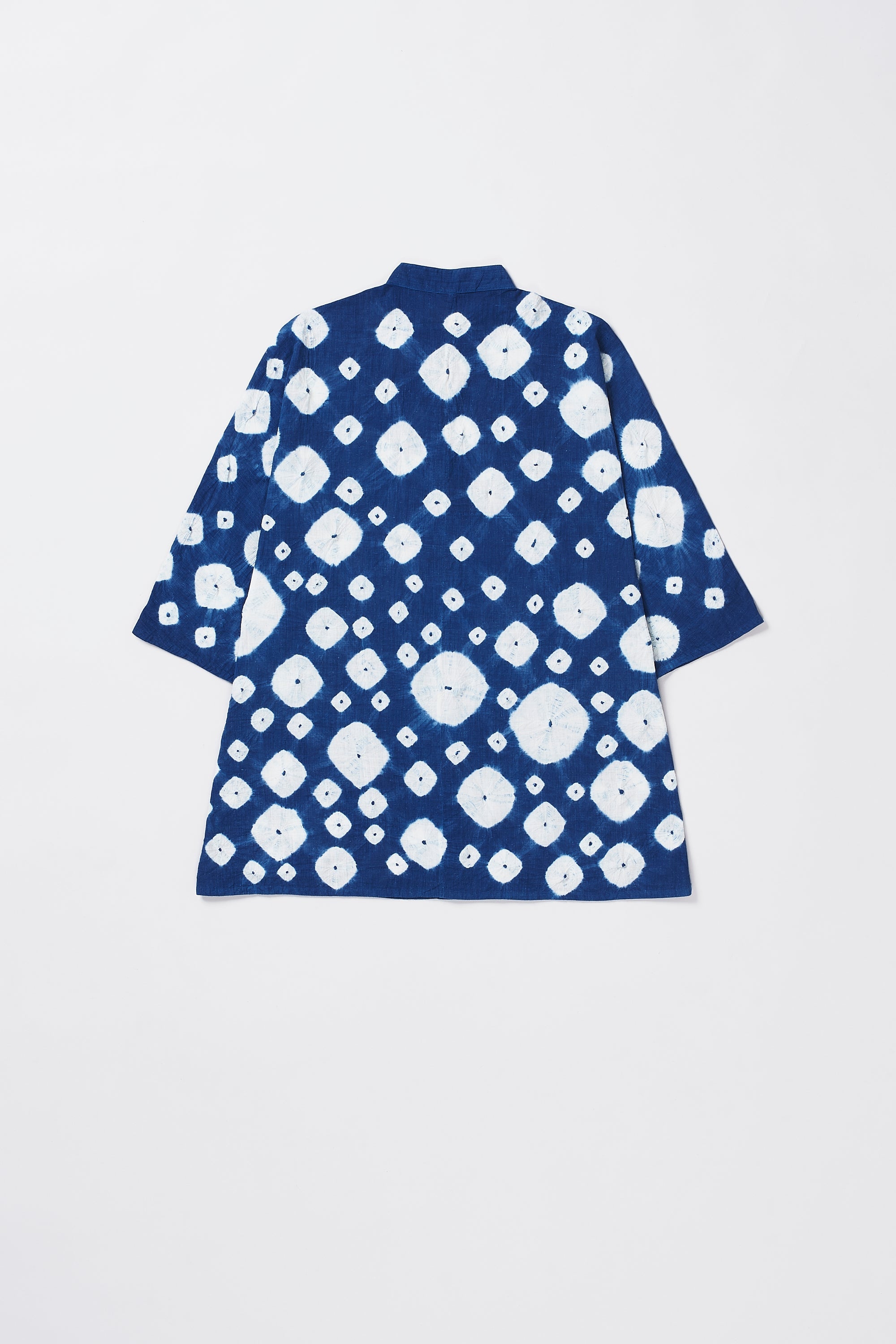 Shibori Kimono Sleeve Shirt
