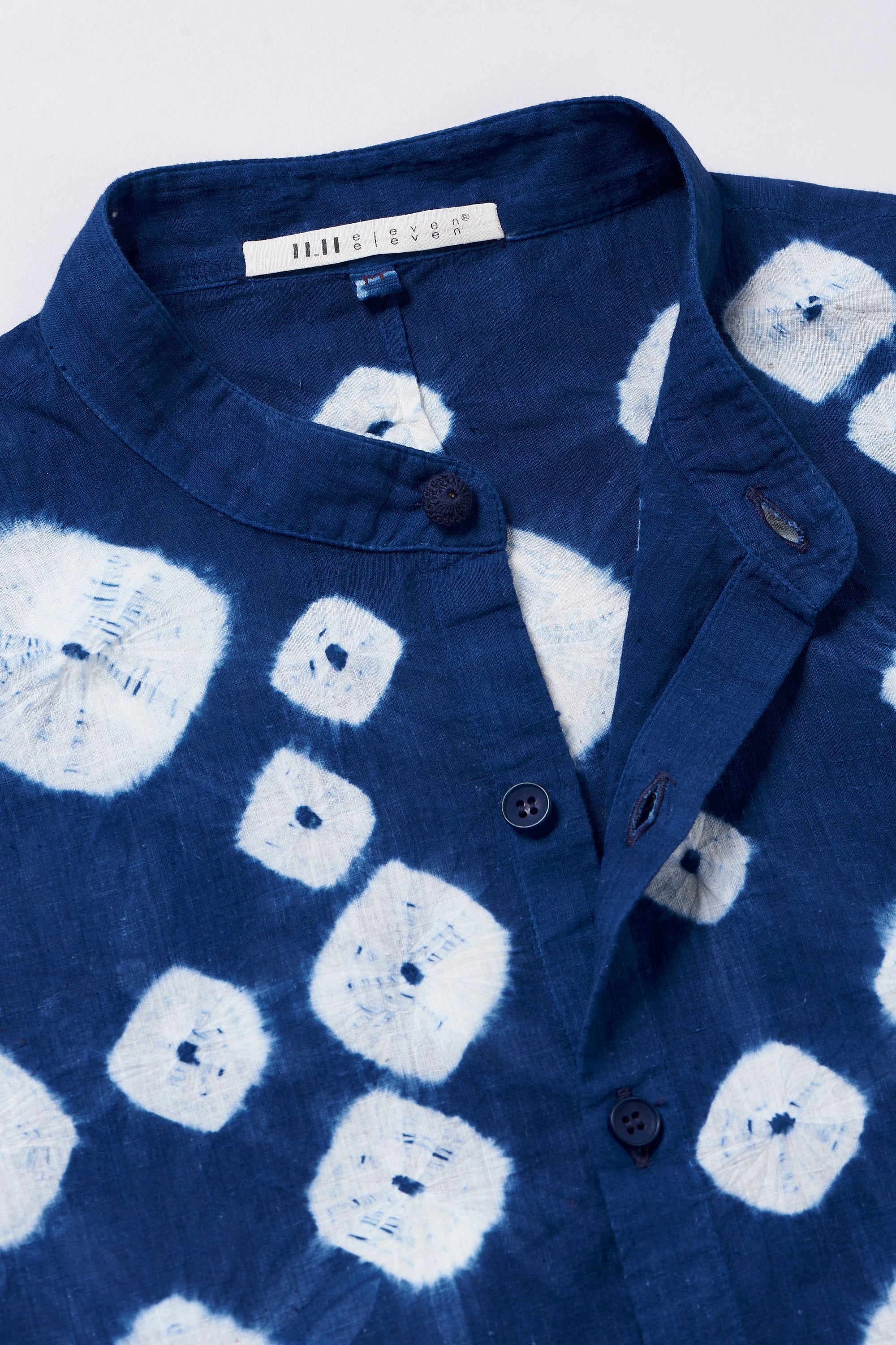 Shibori Kimono Sleeve Shirt