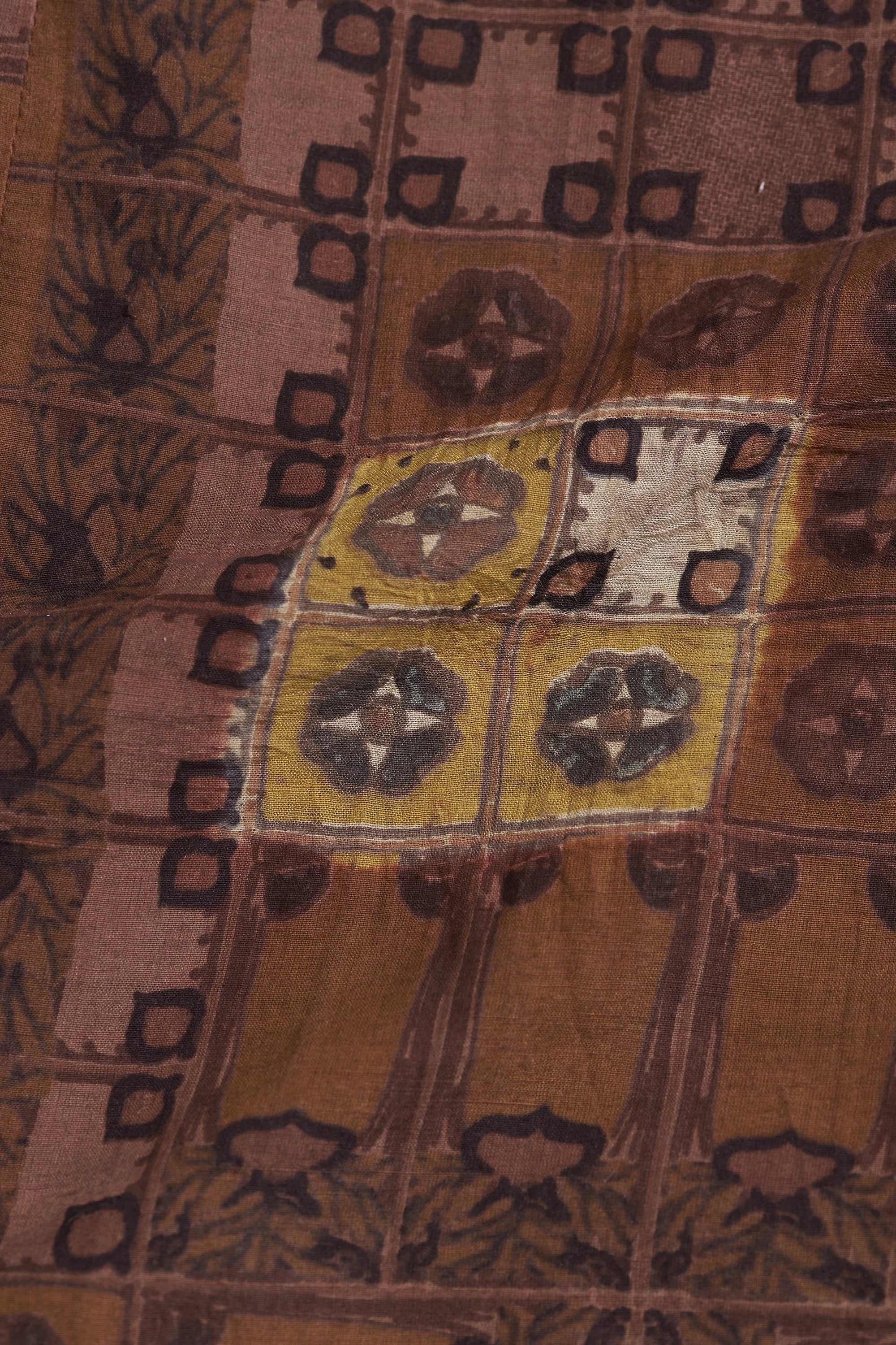 Burnt Umber Kimono Sleeve Shirt