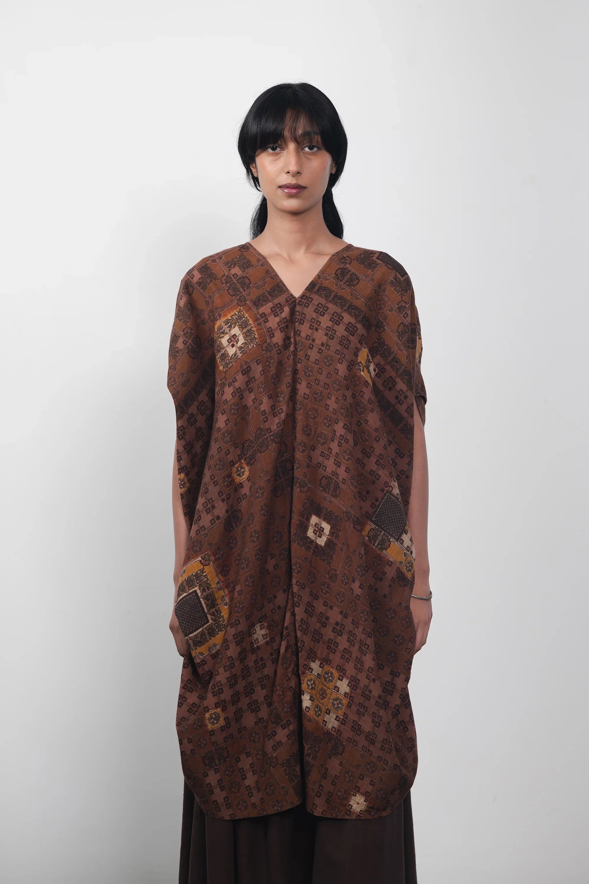 Chettinad Inspired Shibori Dress