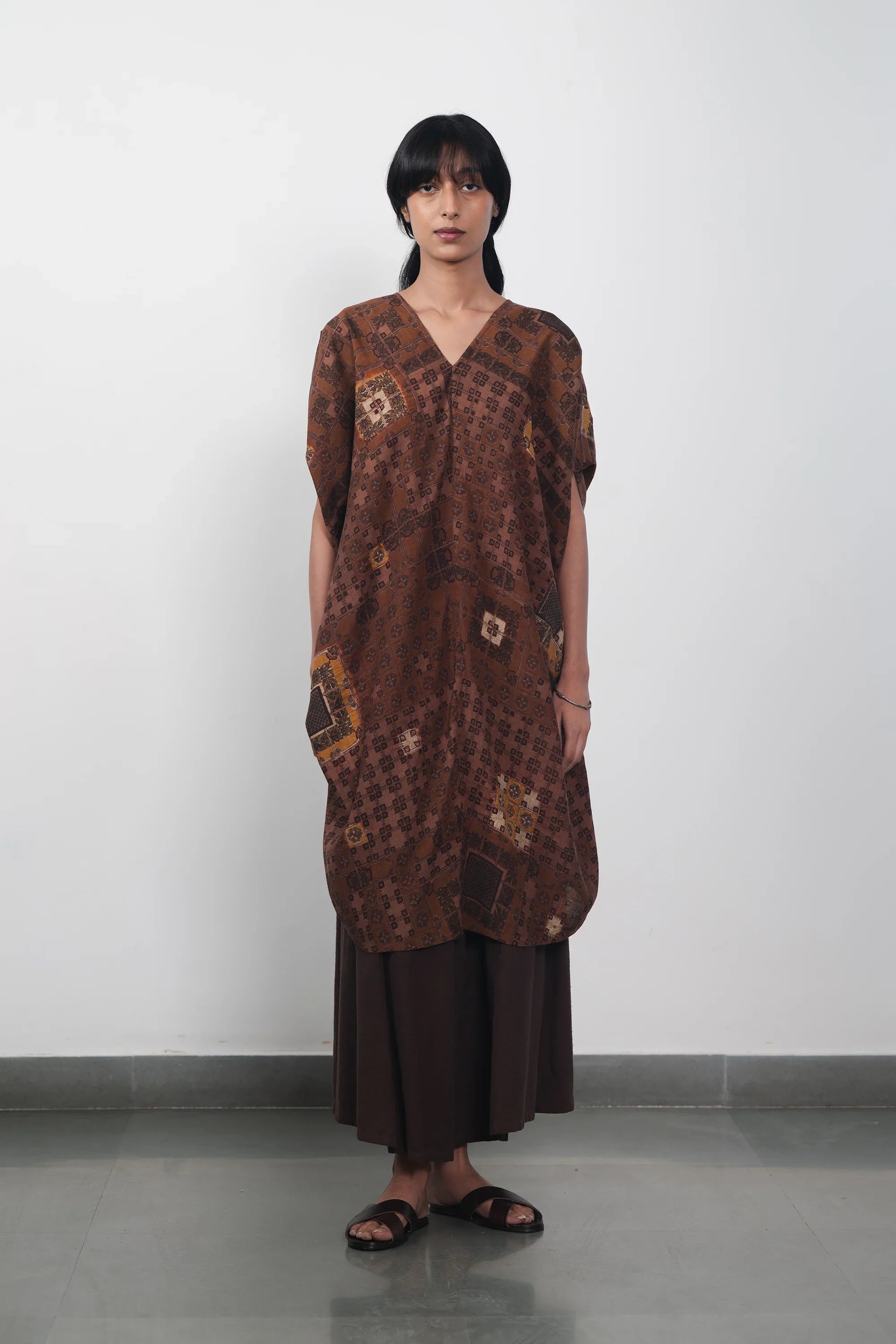 Chettinad Inspired Shibori Dress