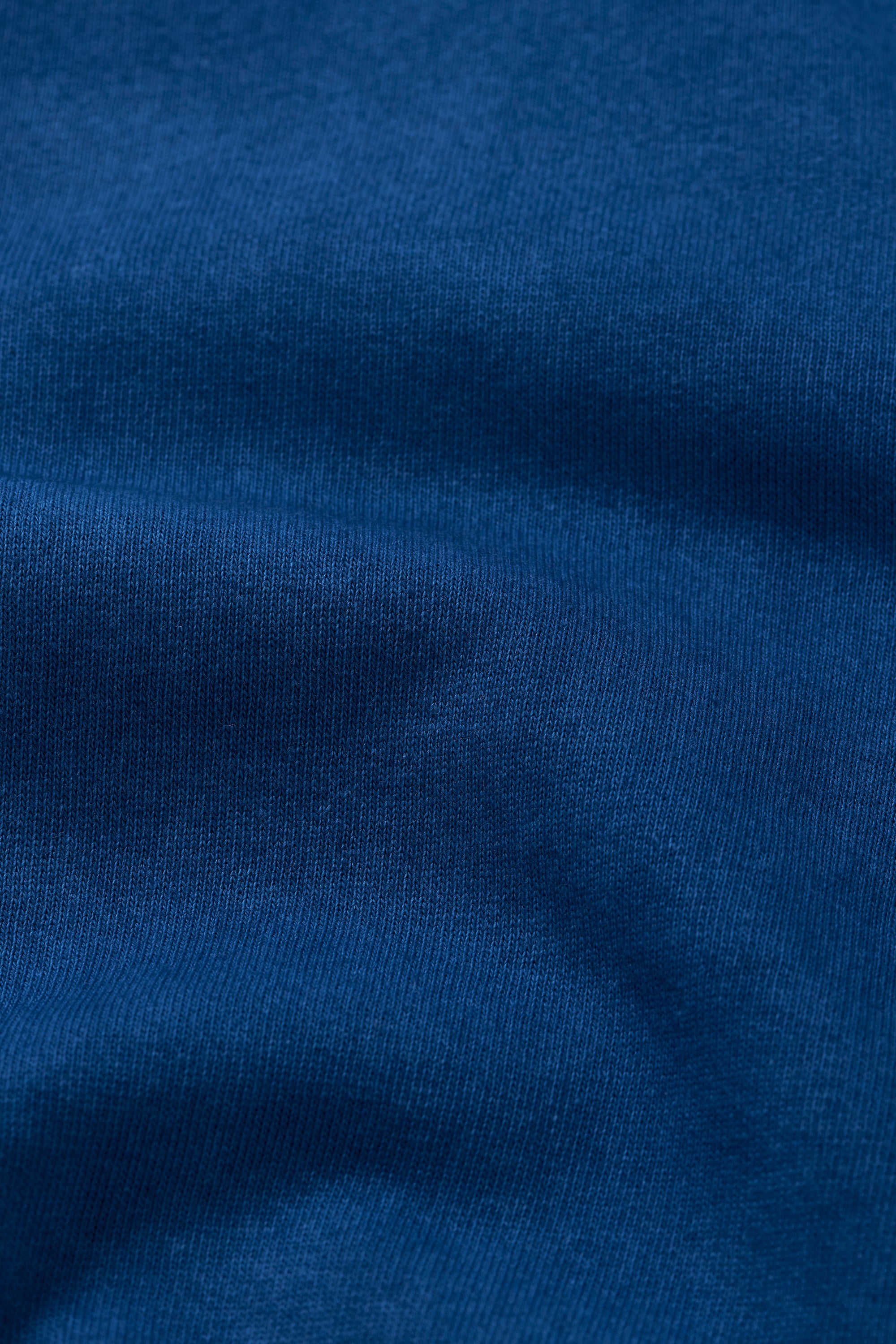 Medium Indigo Solid Organic Cotton Sweatshirt