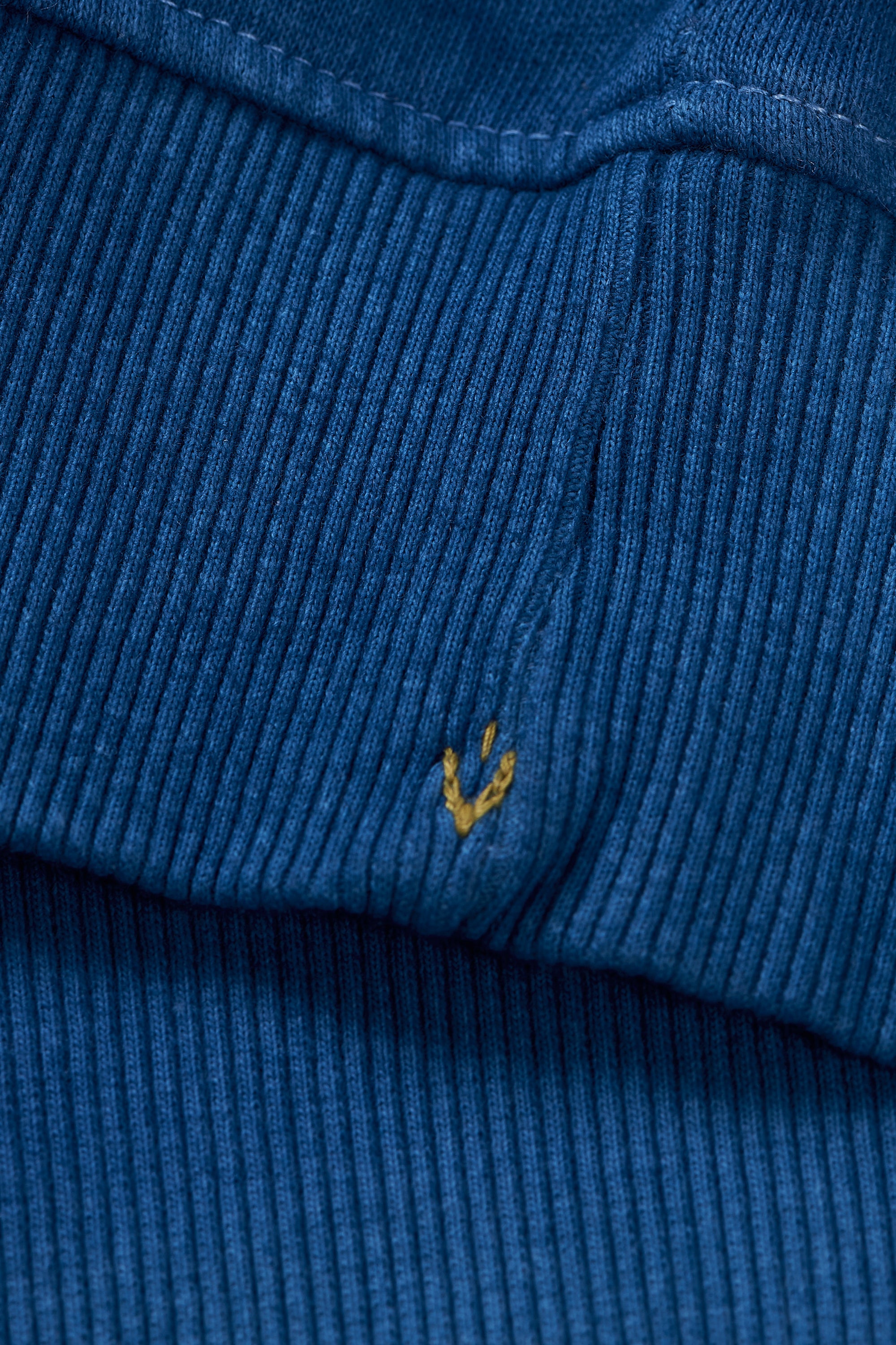 Medium Indigo Solid Organic Cotton Sweatshirt