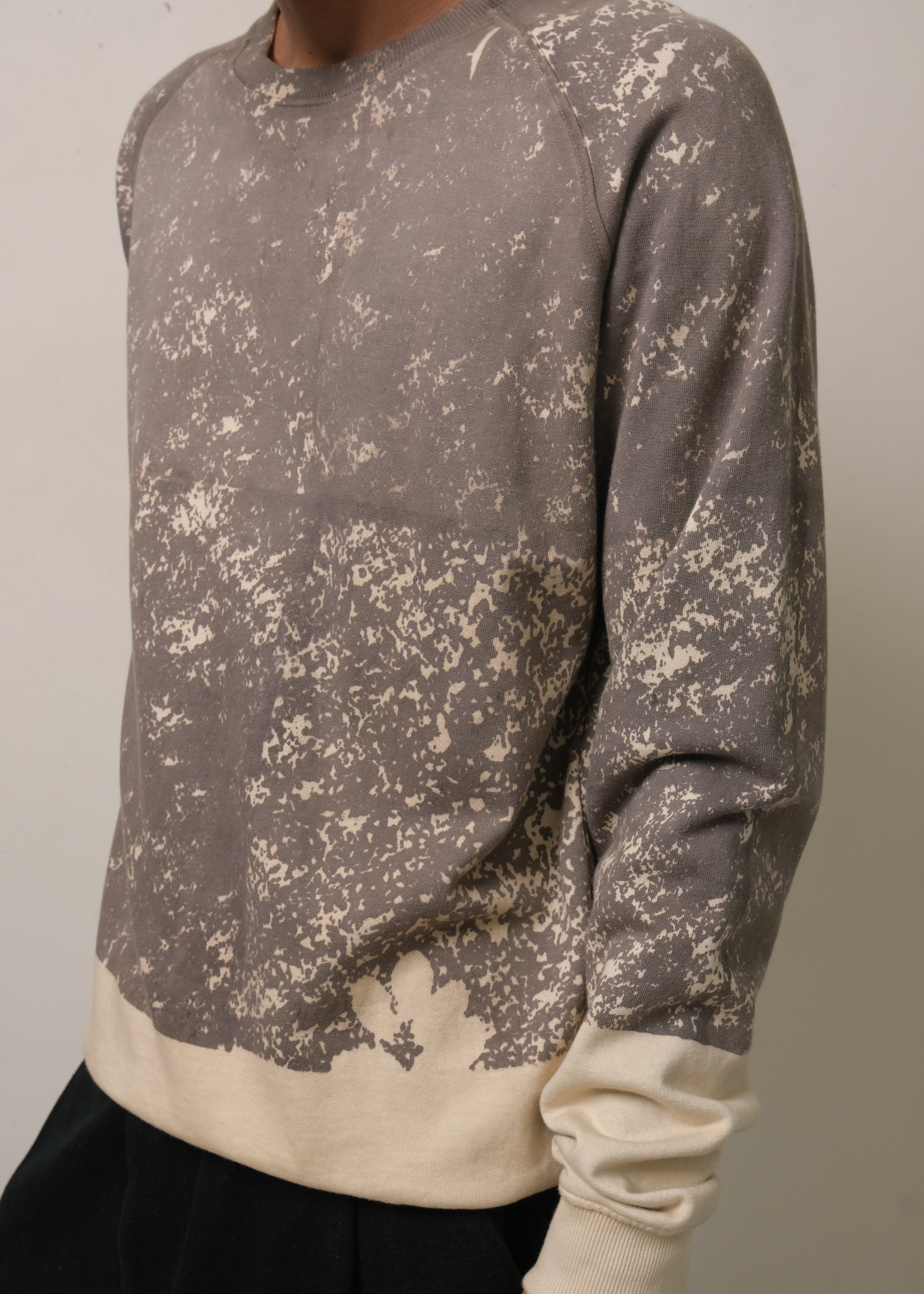 Charcoal Screen Printed Sweatshirt