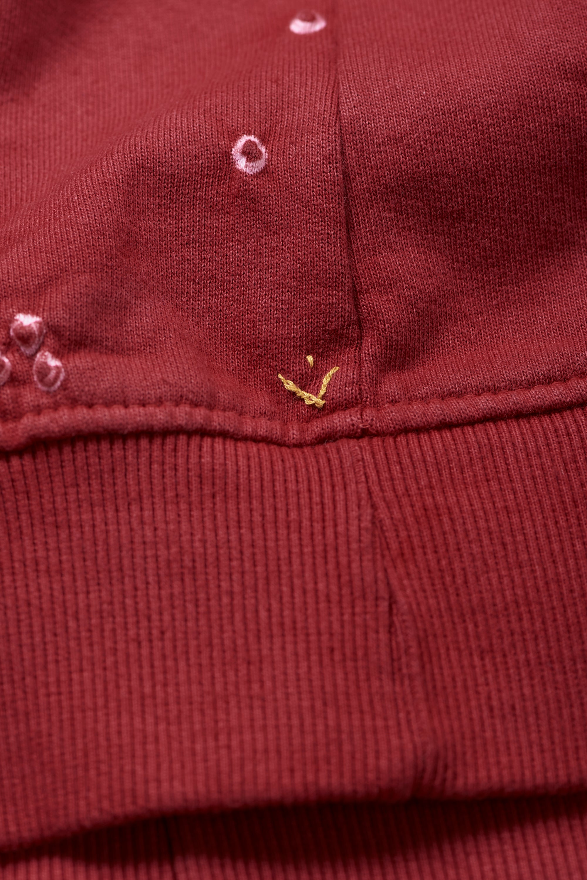 Crimson Pink Organic Cotton Bandhani Sweatshirt