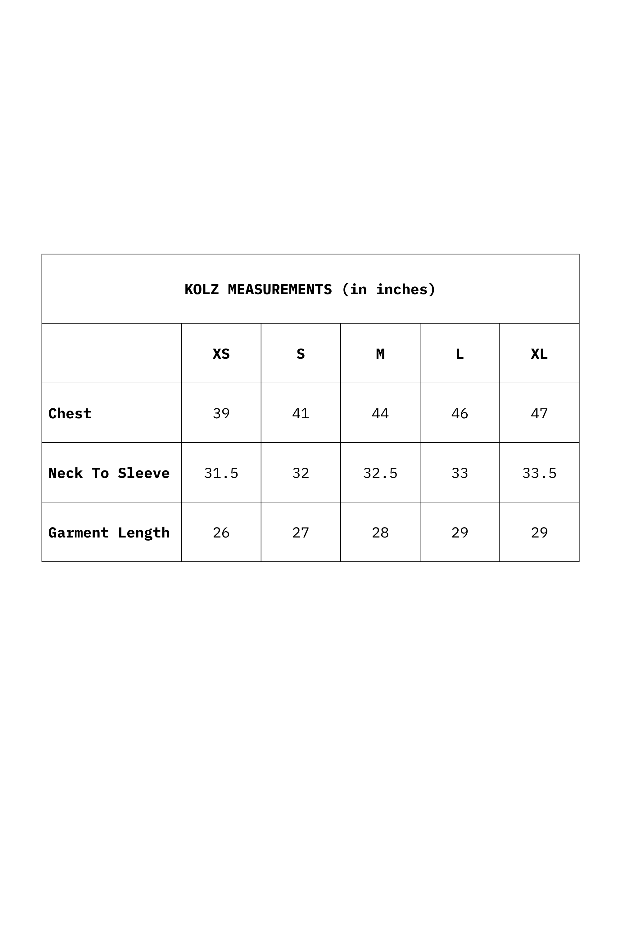 Unisex Sweatshirt in Black