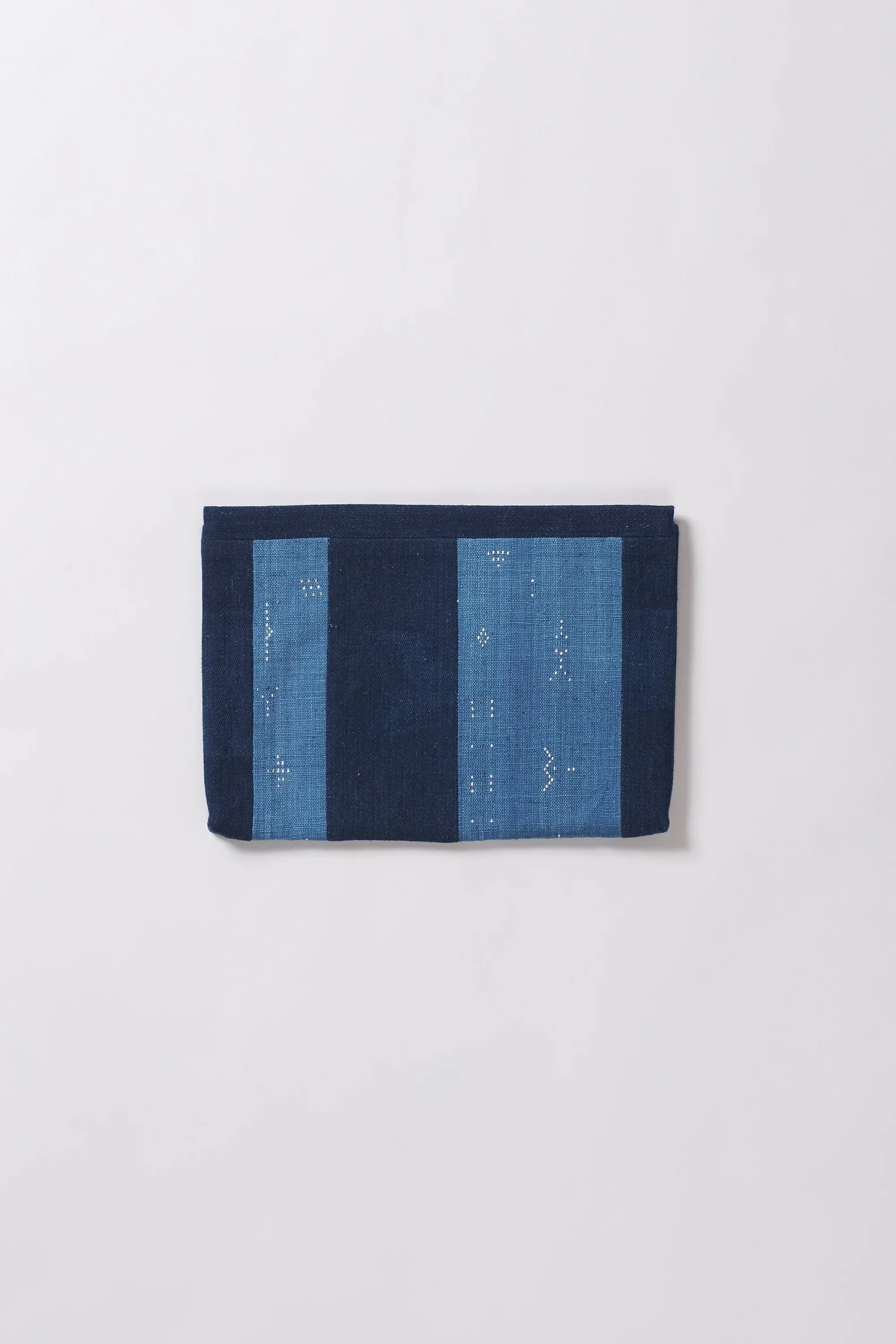 Medium Indigo Laptop Sleeve with Patchwork