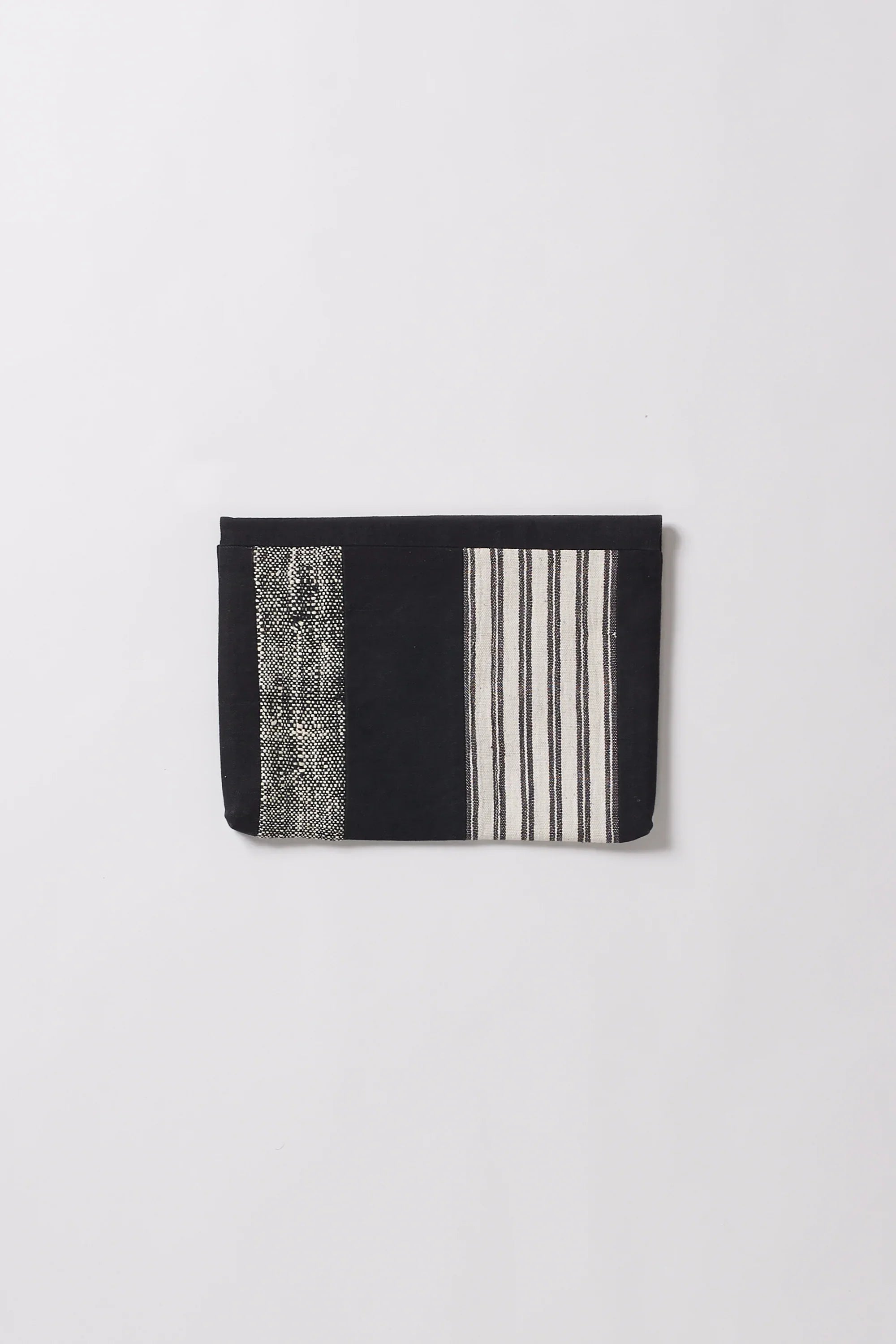 Black Patchwork Laptop Sleeve