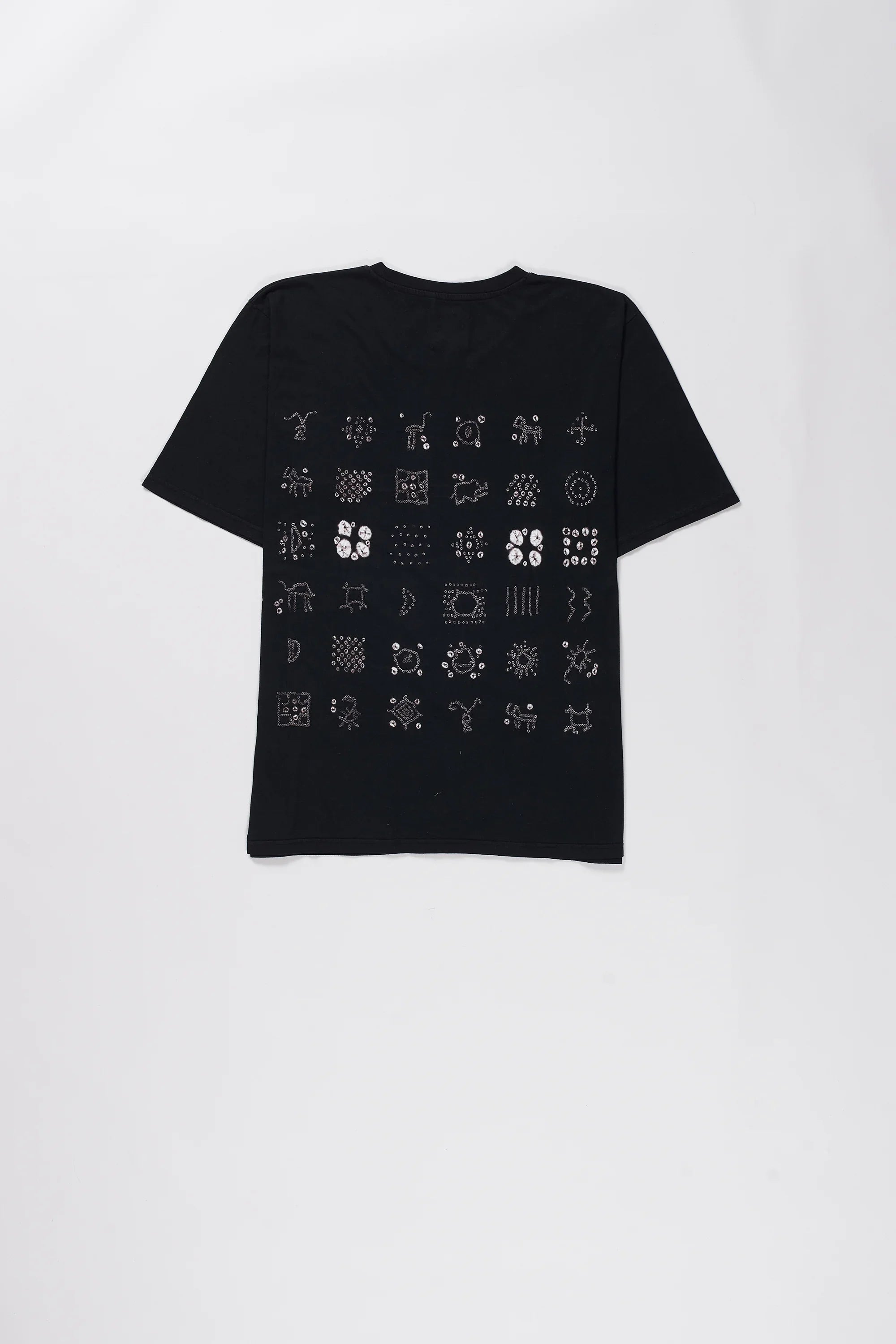 Bandhani Tee Black
