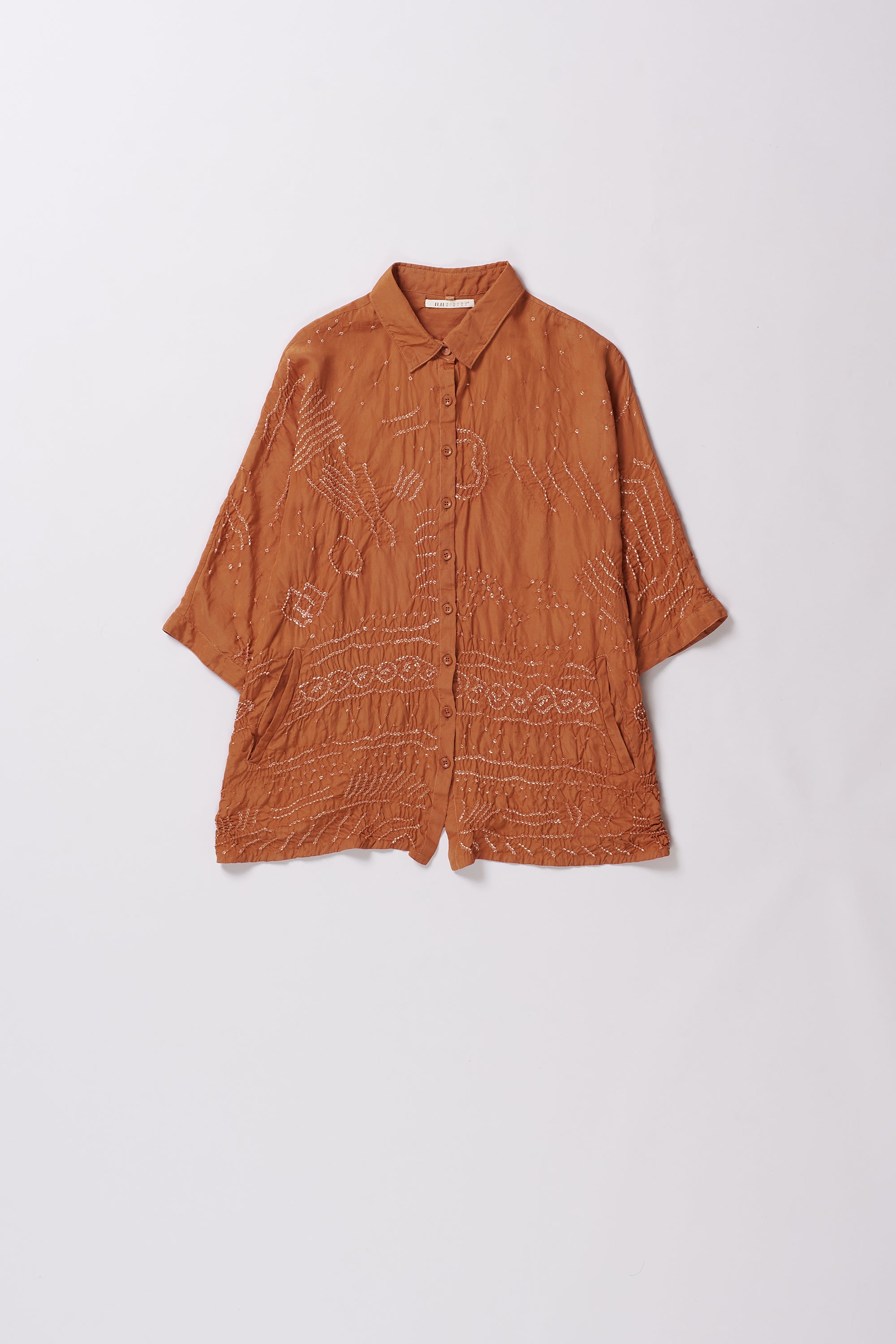 Women Bandhani Shirt