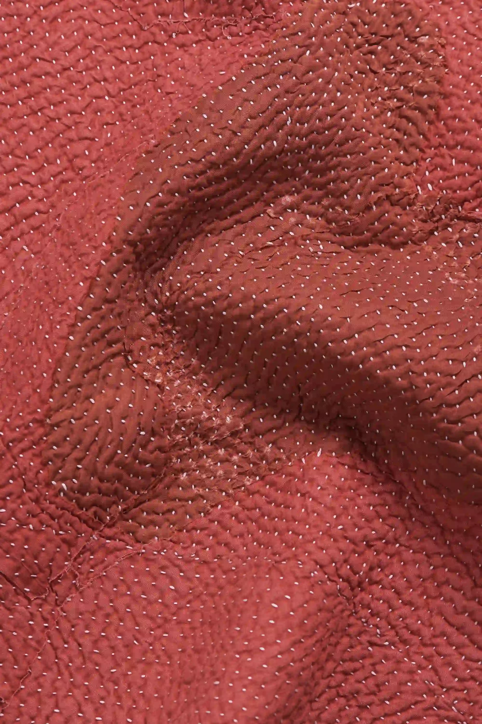 Fabric close-up with patchwork