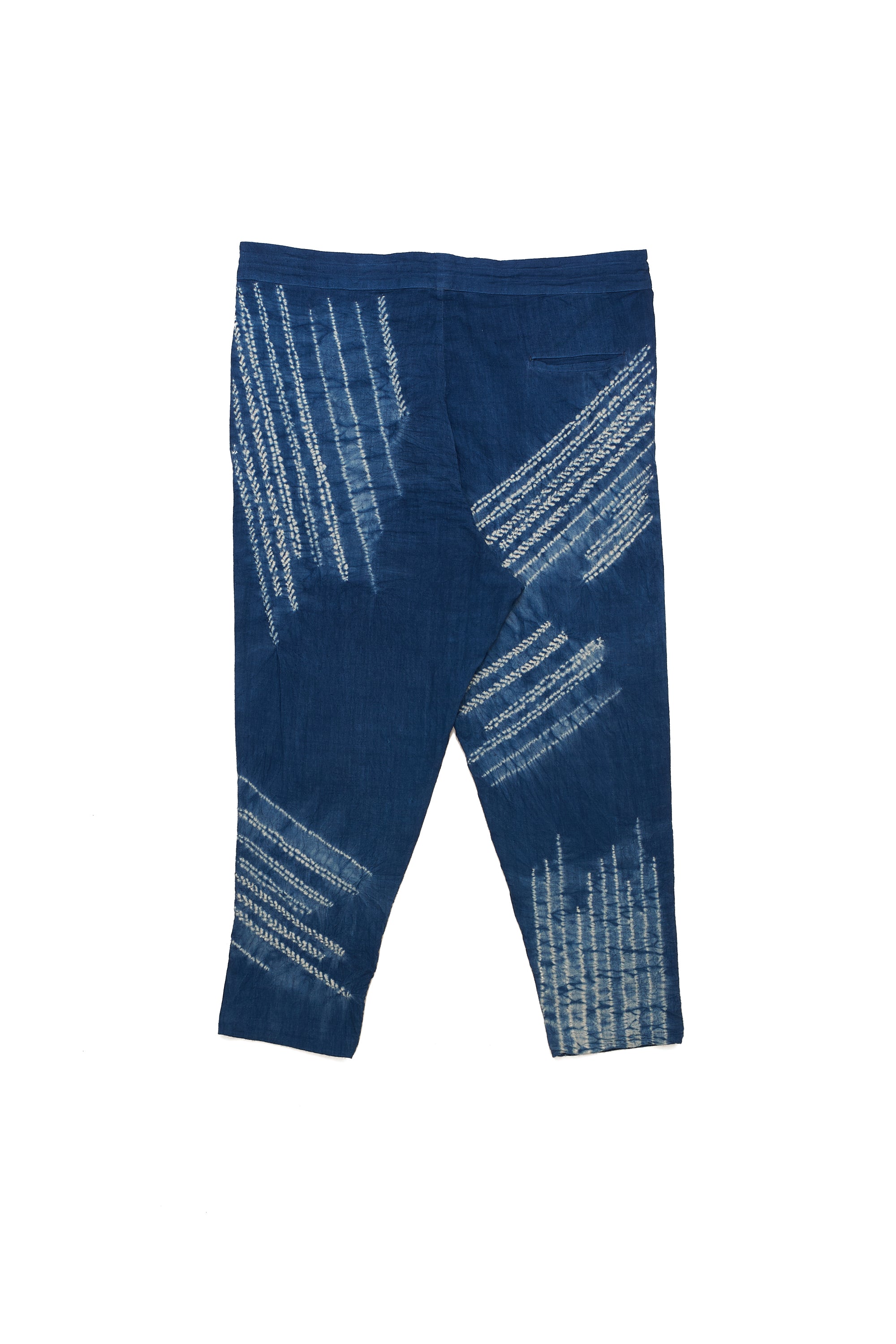 Shibori Pants In 40'S Count Organic Cotton
