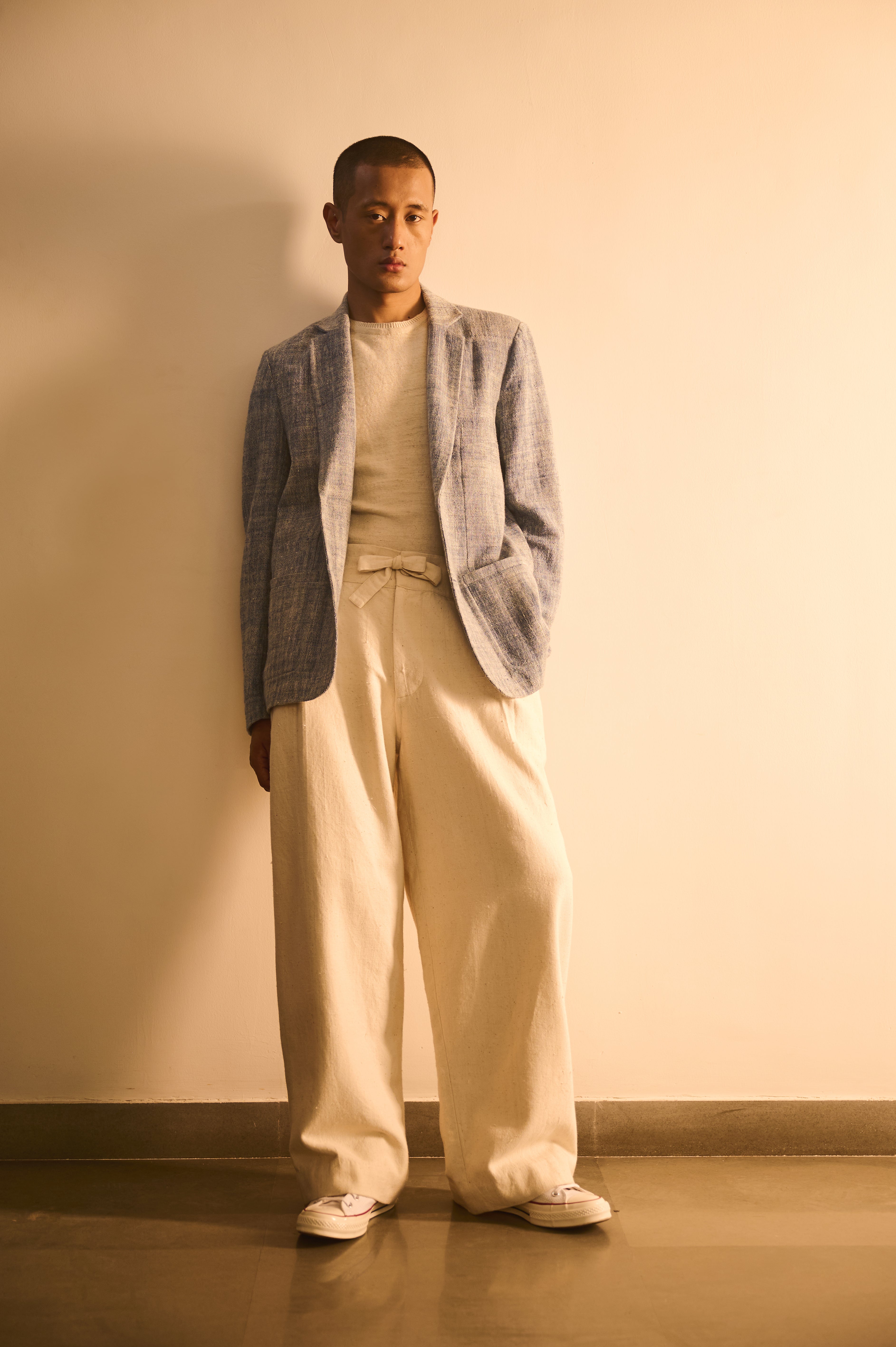 Chambray Statement Jacket