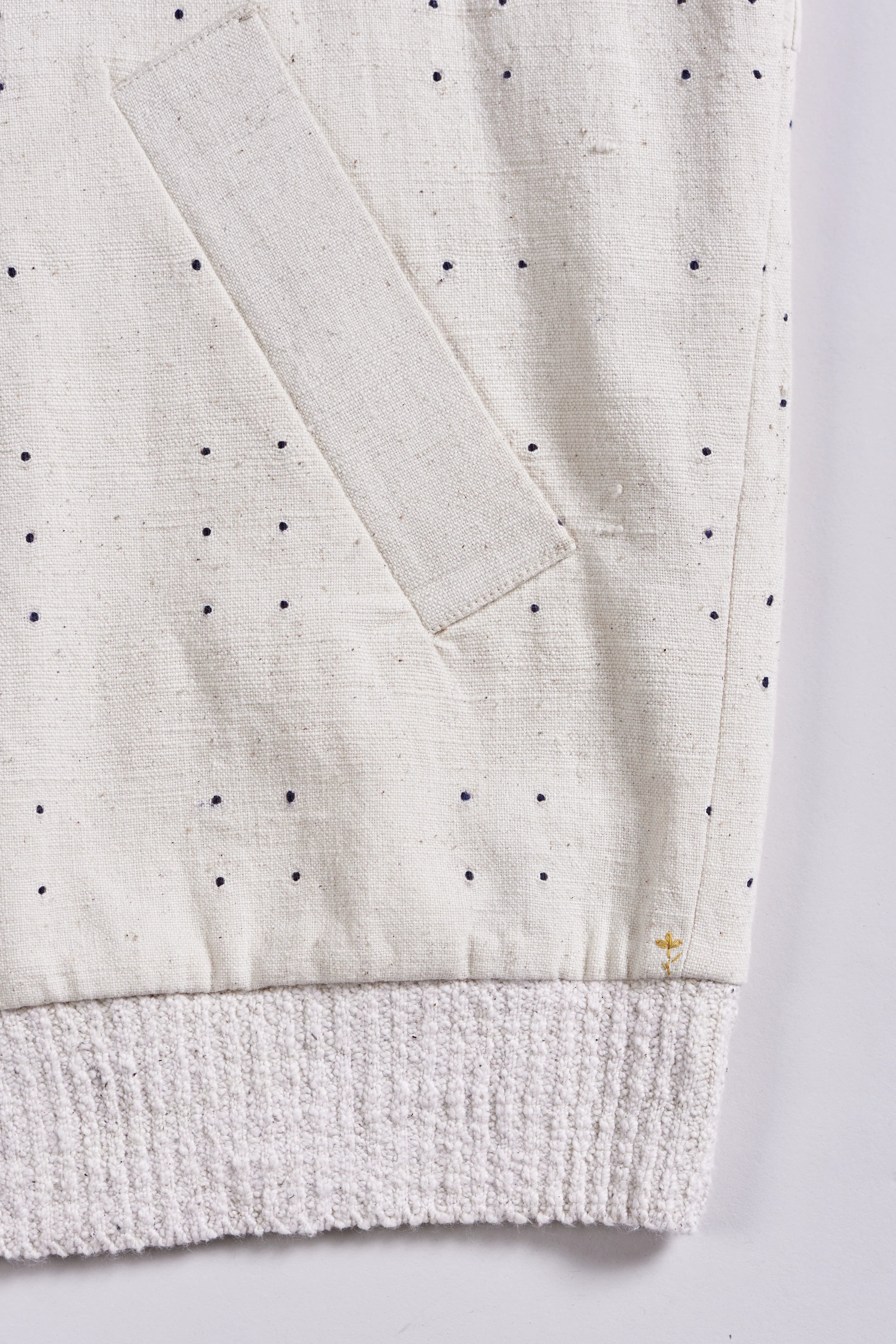 Tangaliya Ecru Cotton Jacket