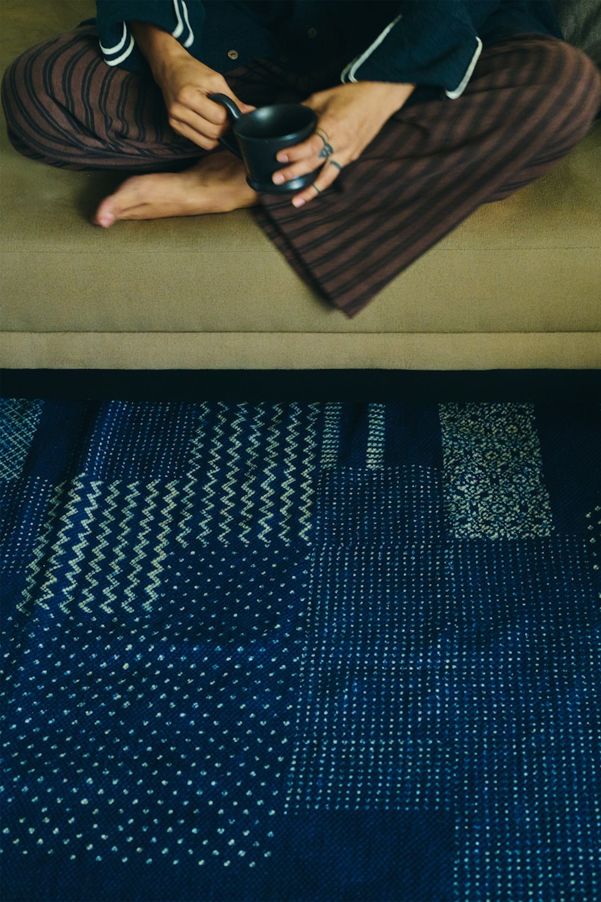 Indigo rug