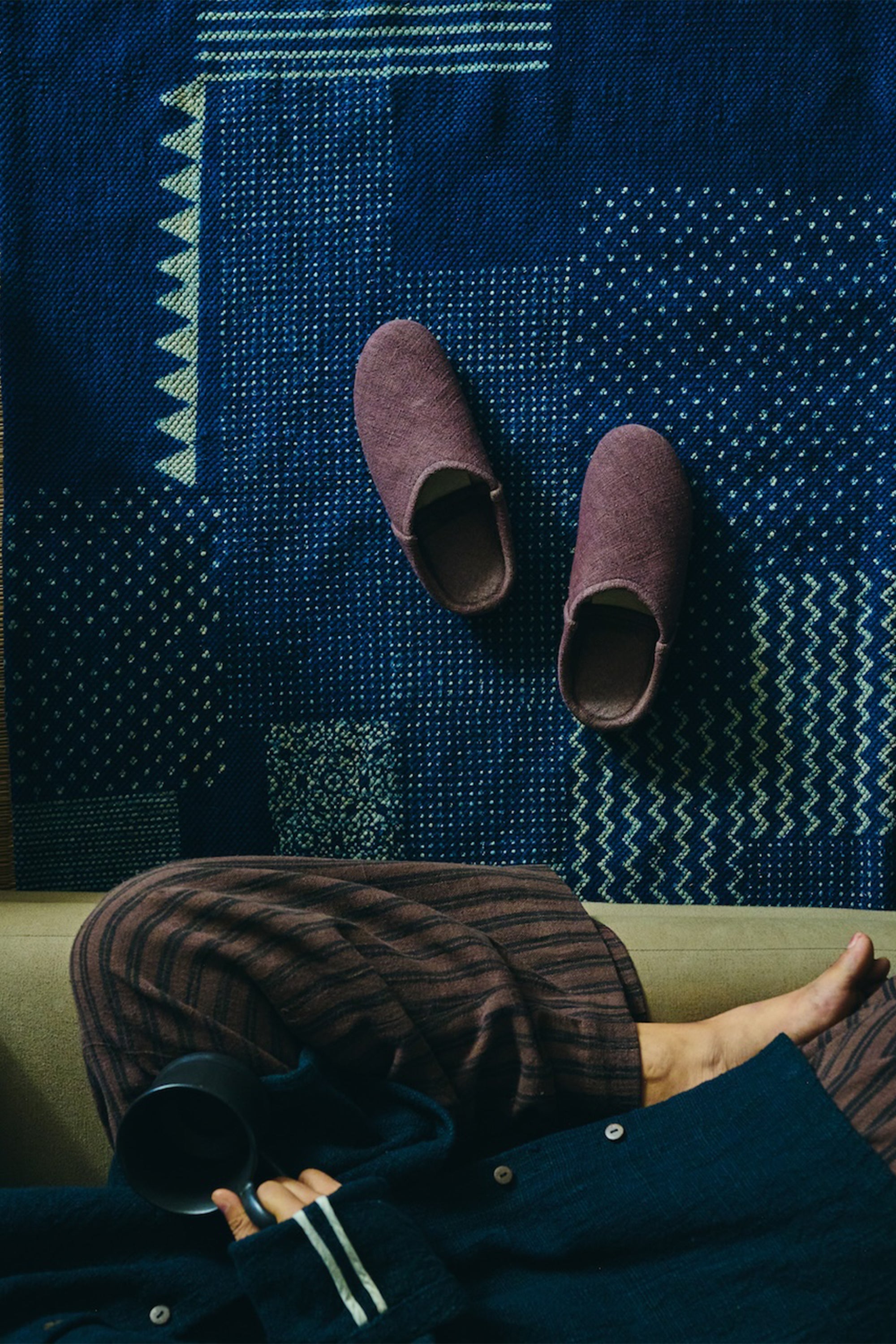 Indigo rug