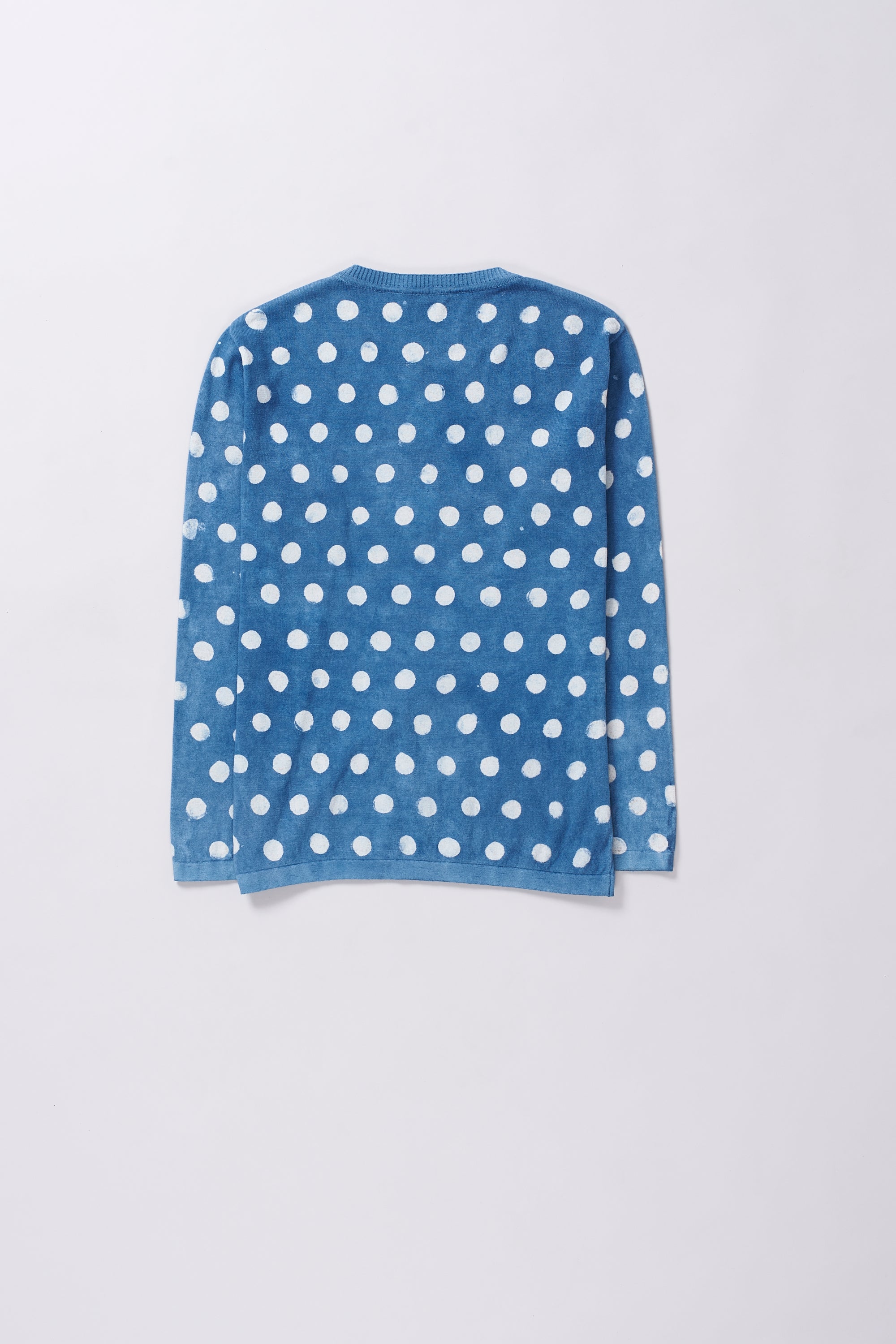 LIGHT INDIGO COTTON T-SHIRT