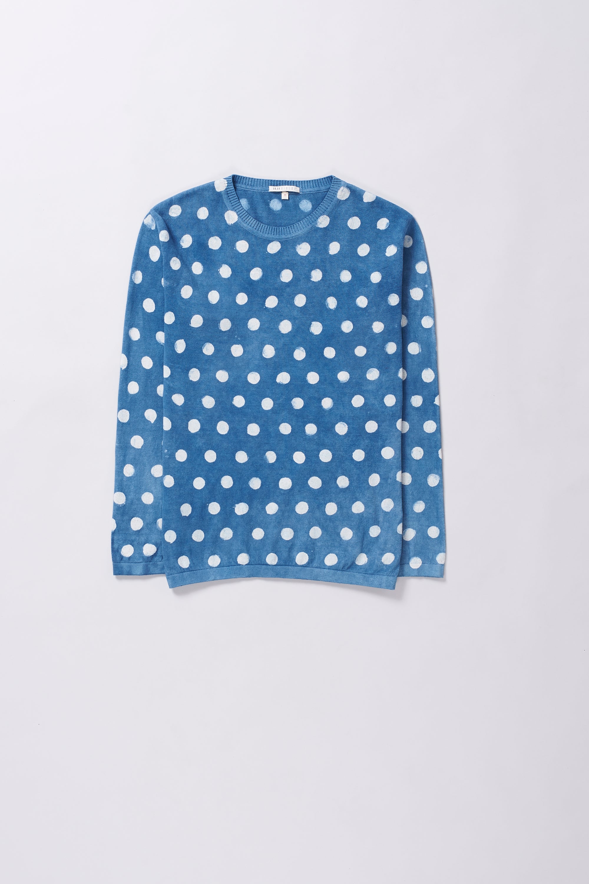 LIGHT INDIGO COTTON T-SHIRT