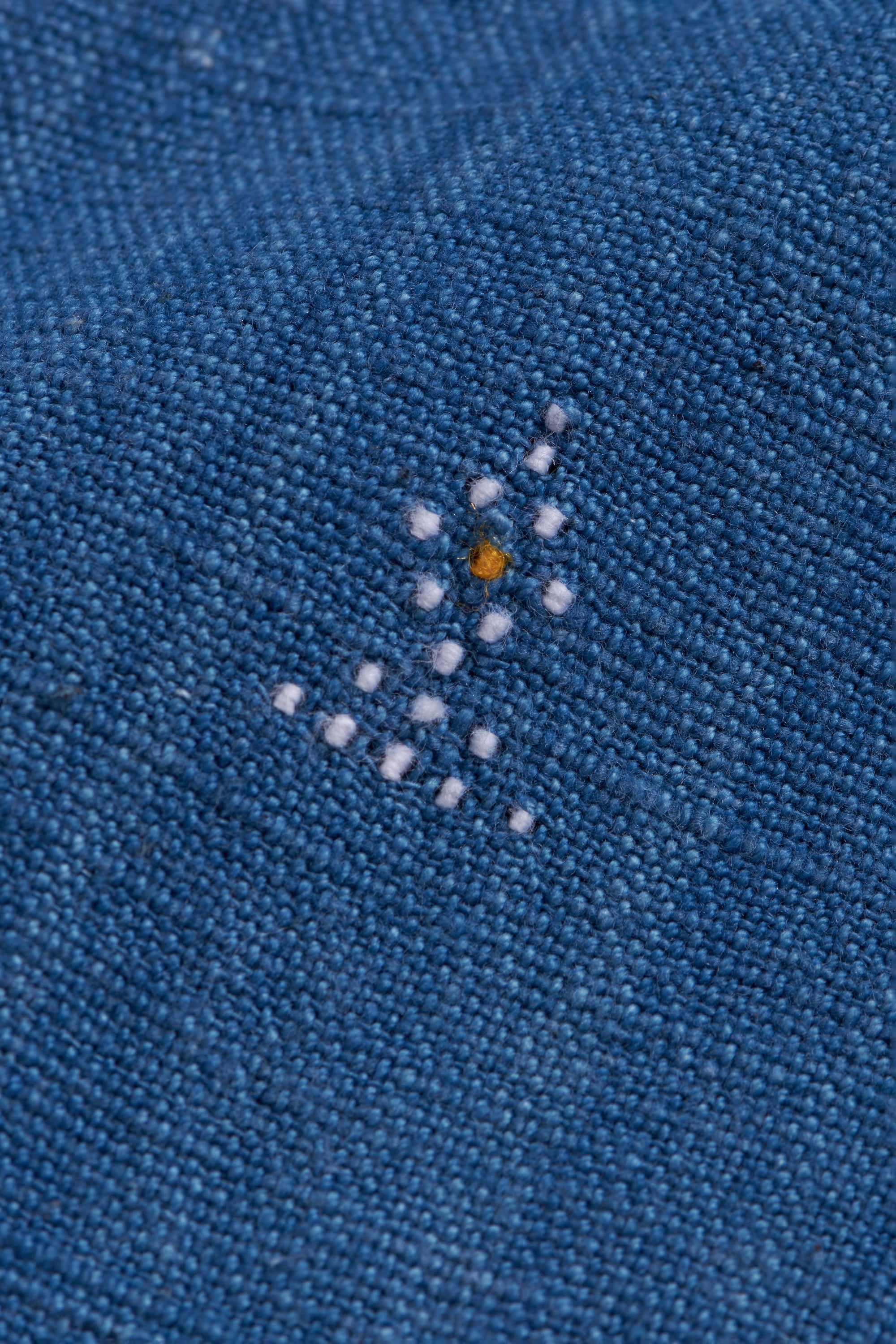 Indigo Organic Cotton Shirt in Tangaliya Weave