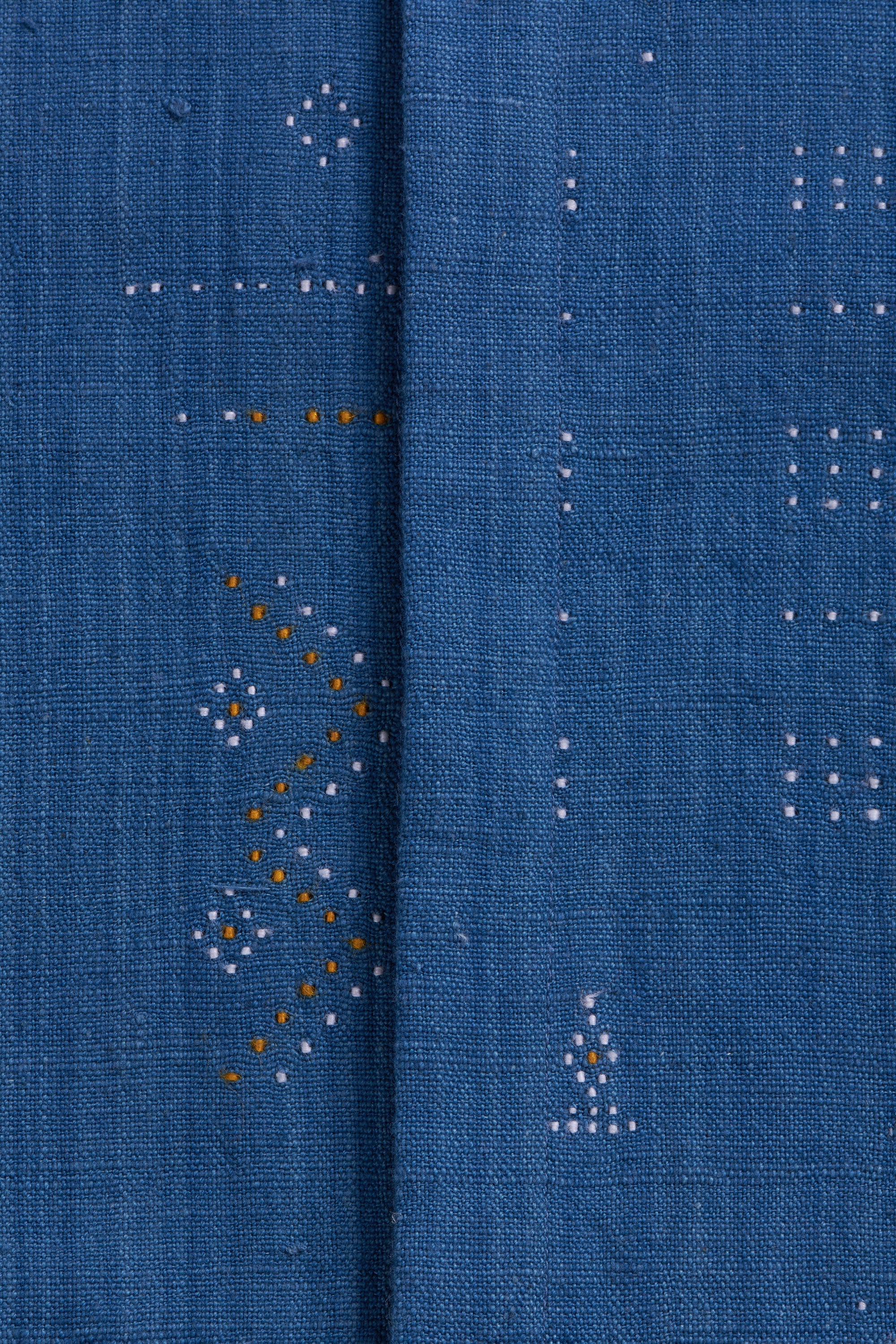 Indigo Organic Cotton Shirt in Tangaliya Weave