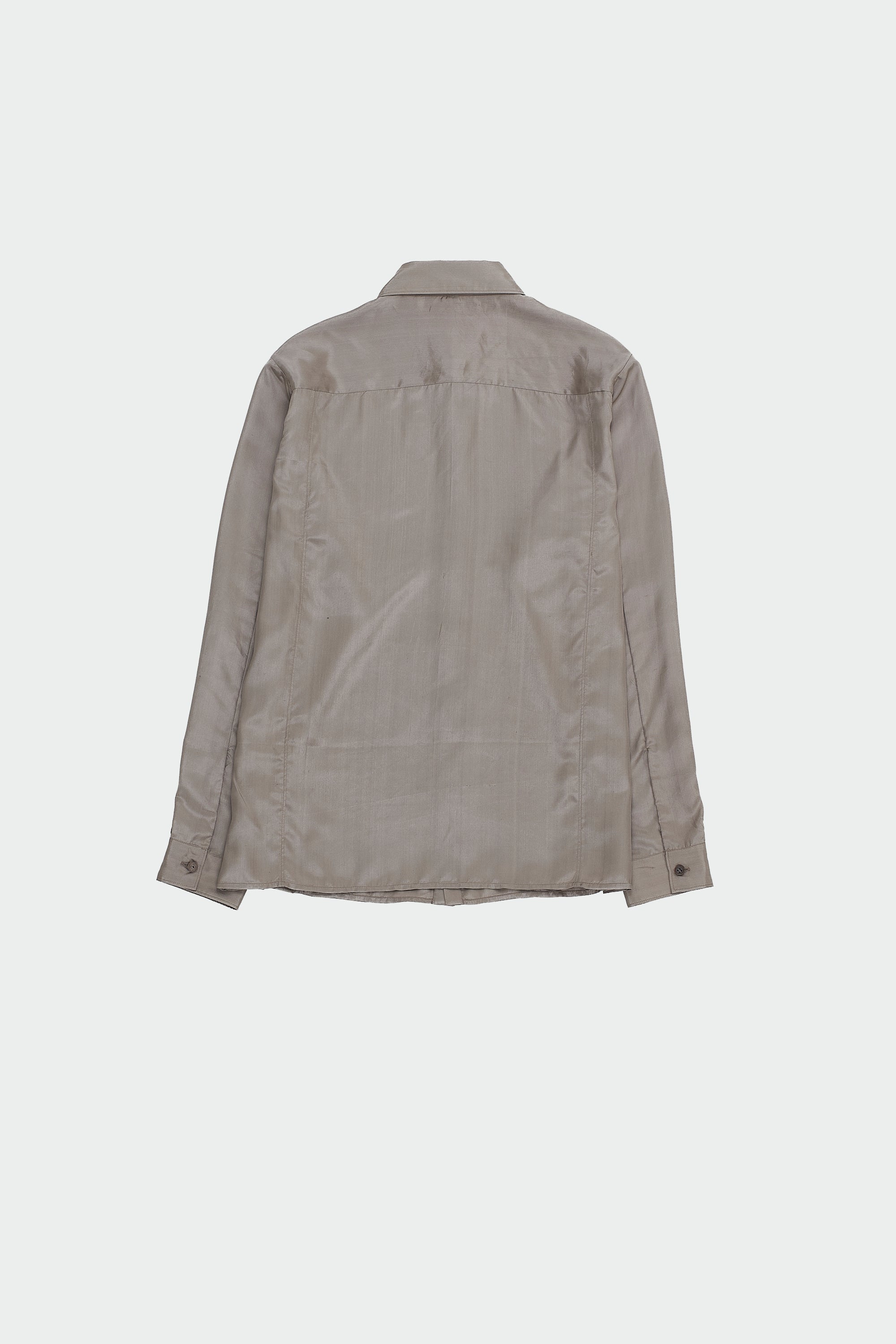 Smoke Soft Silk Shirt