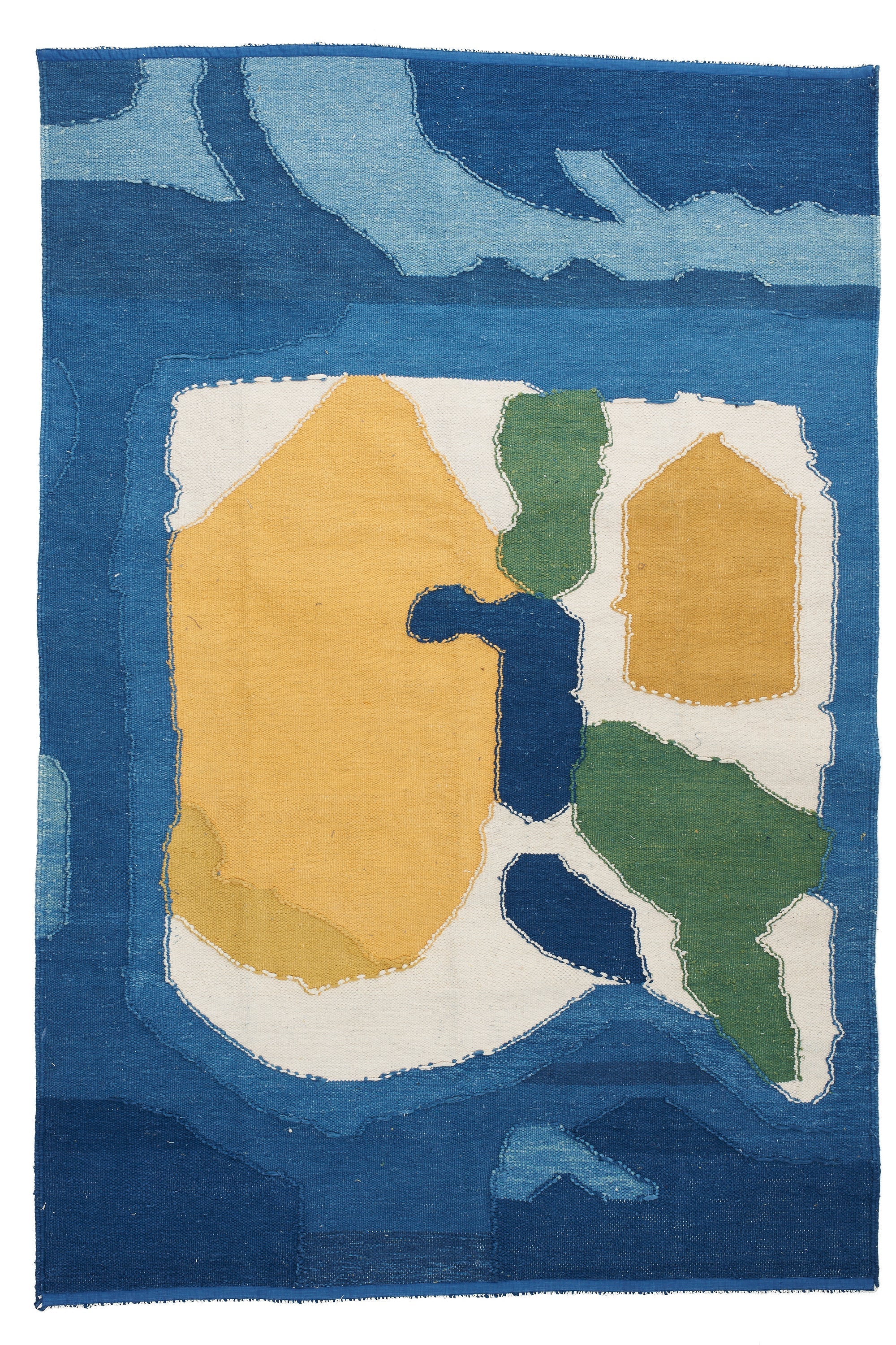 Multi Color 100% Organic Cotton Crafted Rug