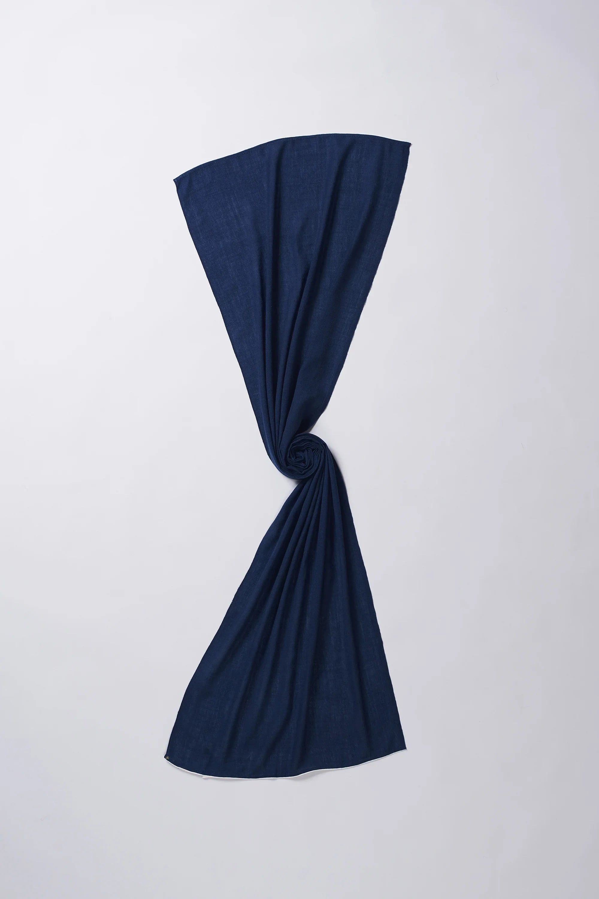 Gauze Wool indigo Scarf